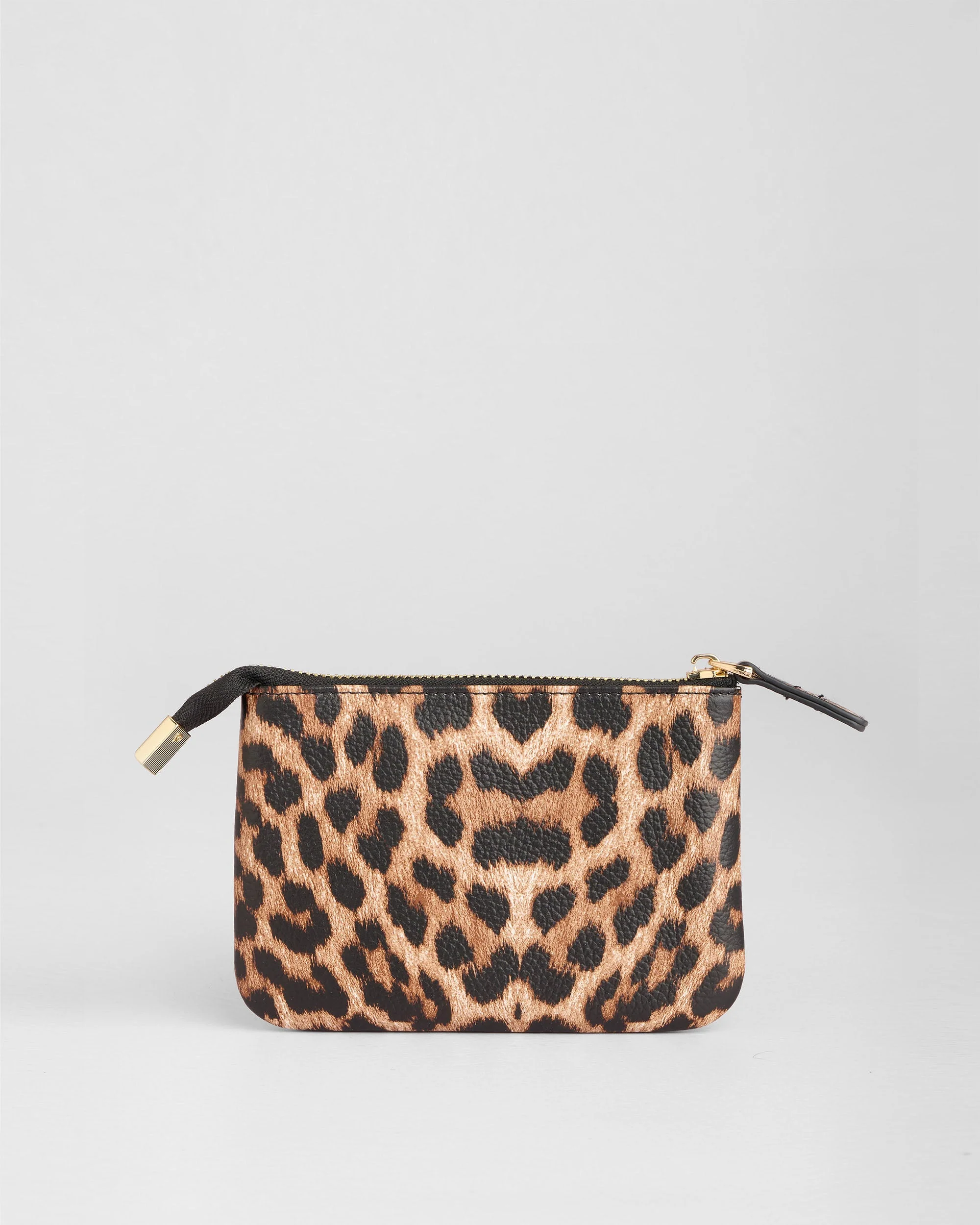 Chelsea Coin Purse Leopard Print Black - Image 3
