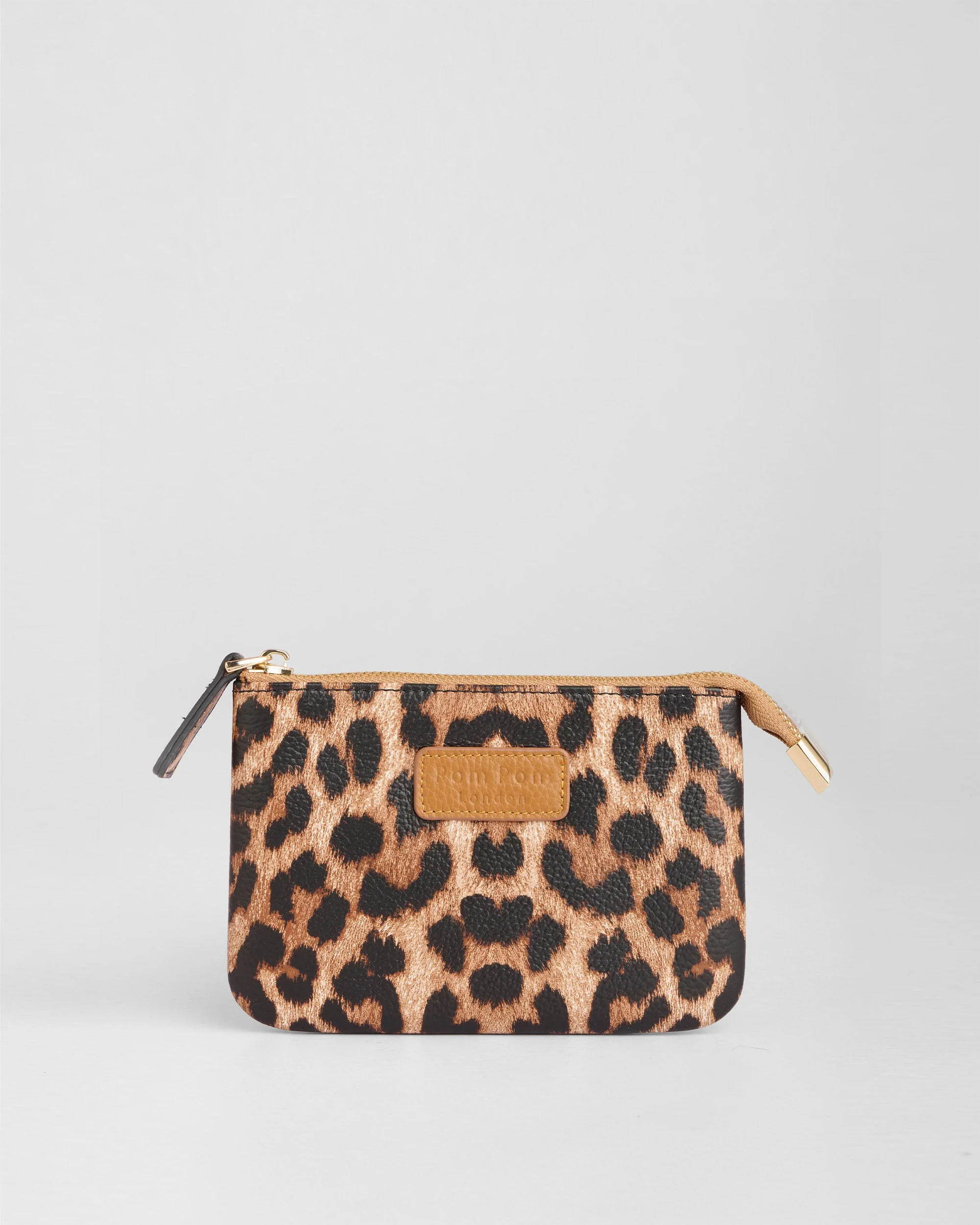 Chelsea Coin Purse Leopard Print Maple
