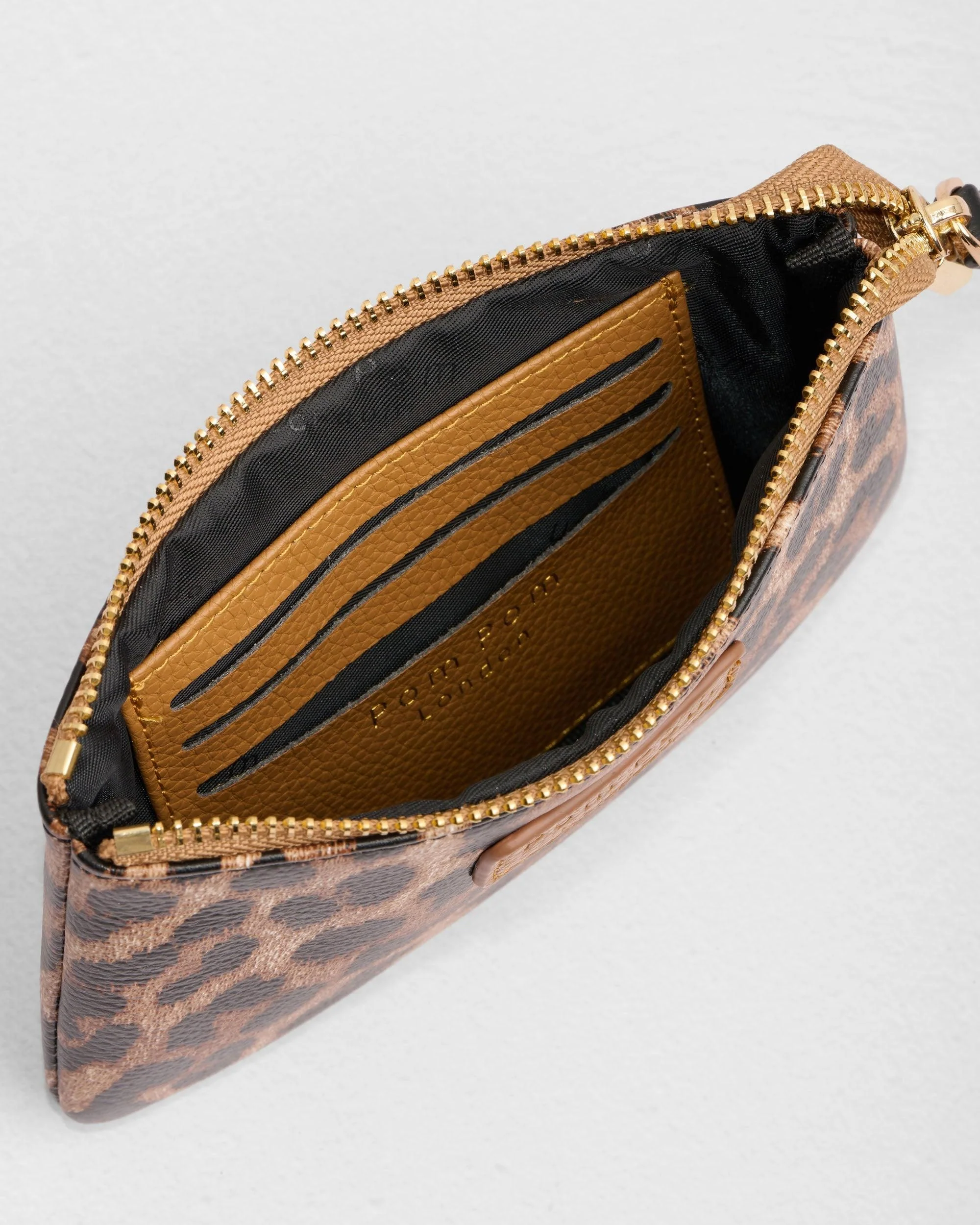 Chelsea Coin Purse Leopard Print Maple - Image 3