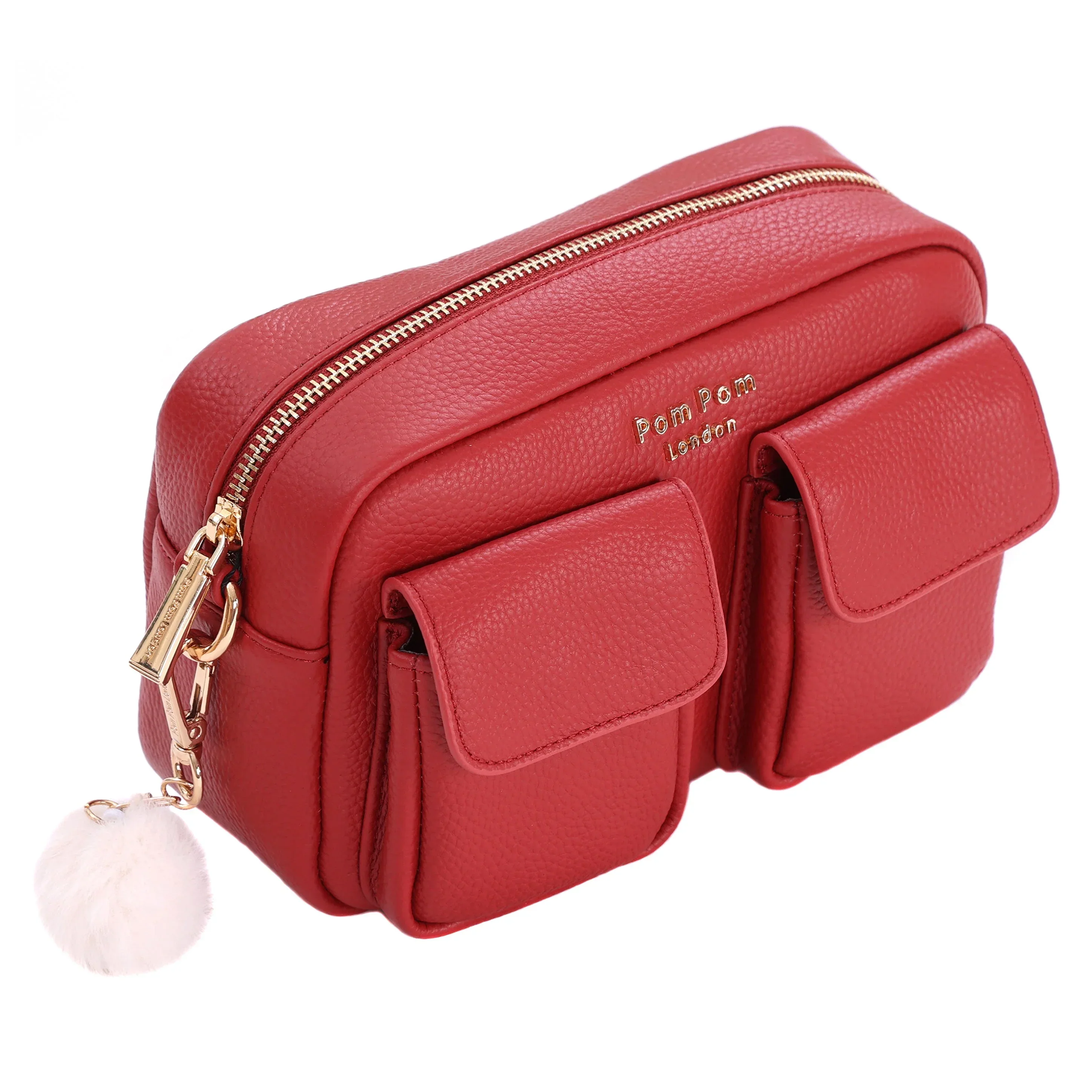 Chiswick Cargo Bag Crimson Red - Image 4