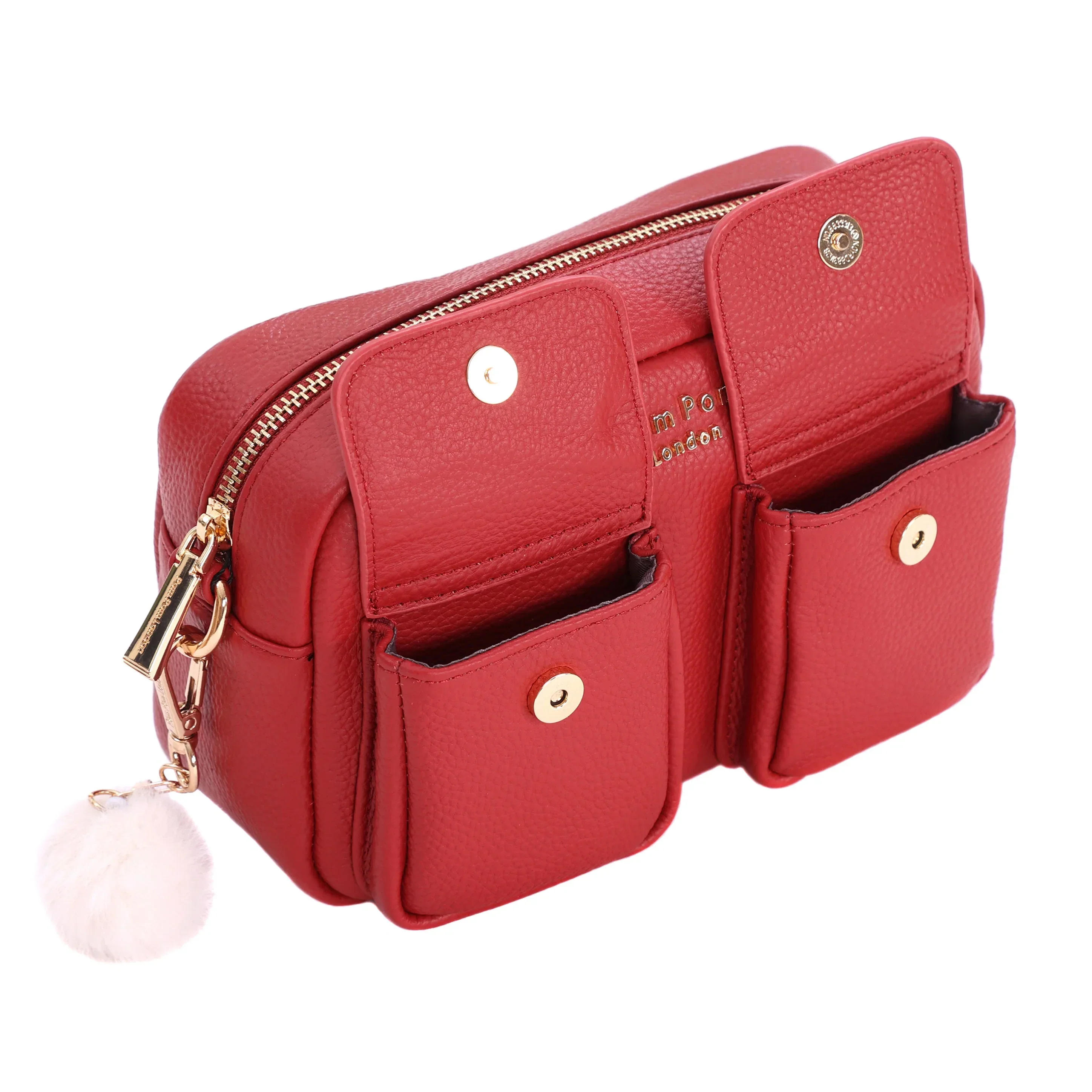 Chiswick Cargo Bag Crimson Red - Image 5