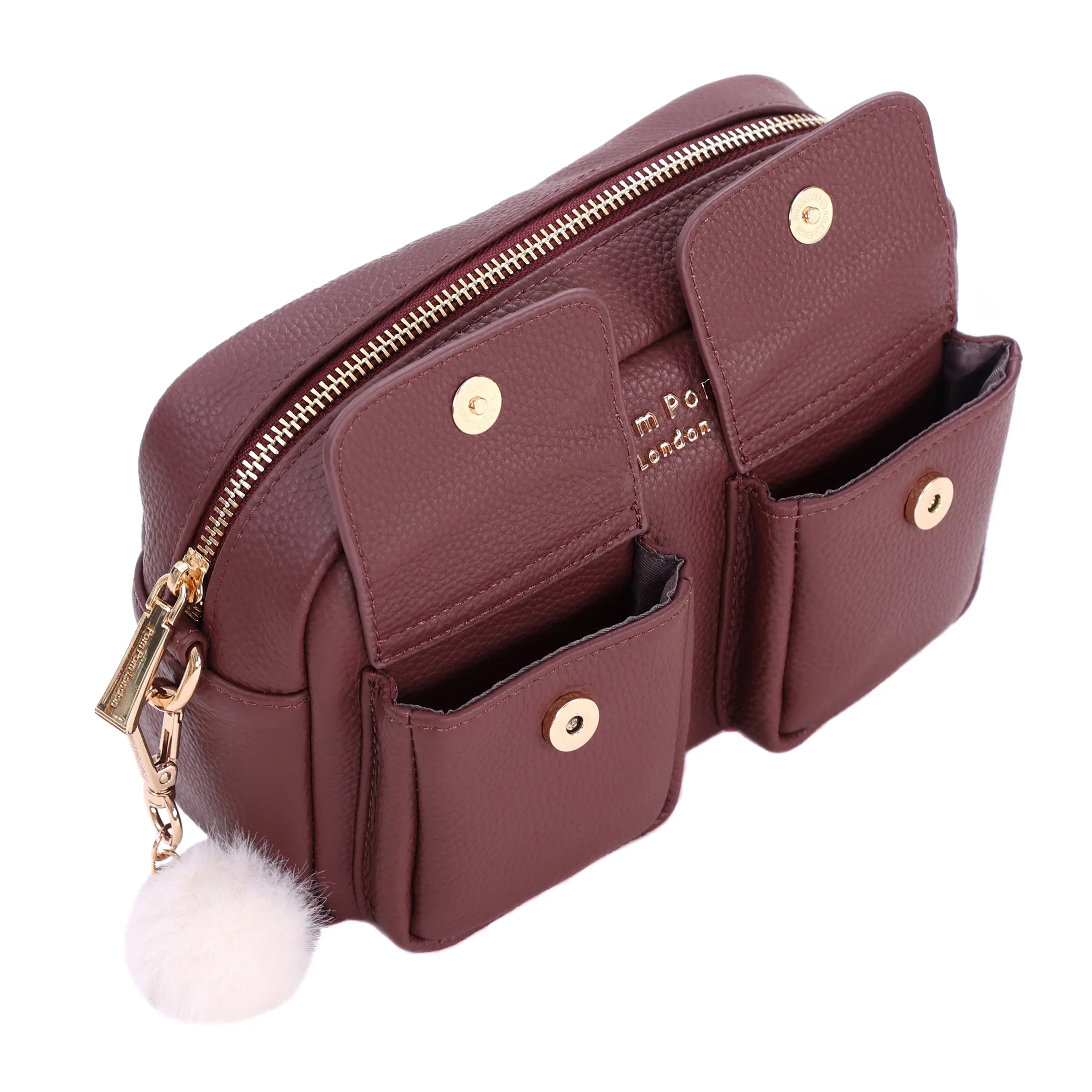 Chiswick Cargo Bag Deep Burgundy - Image 4