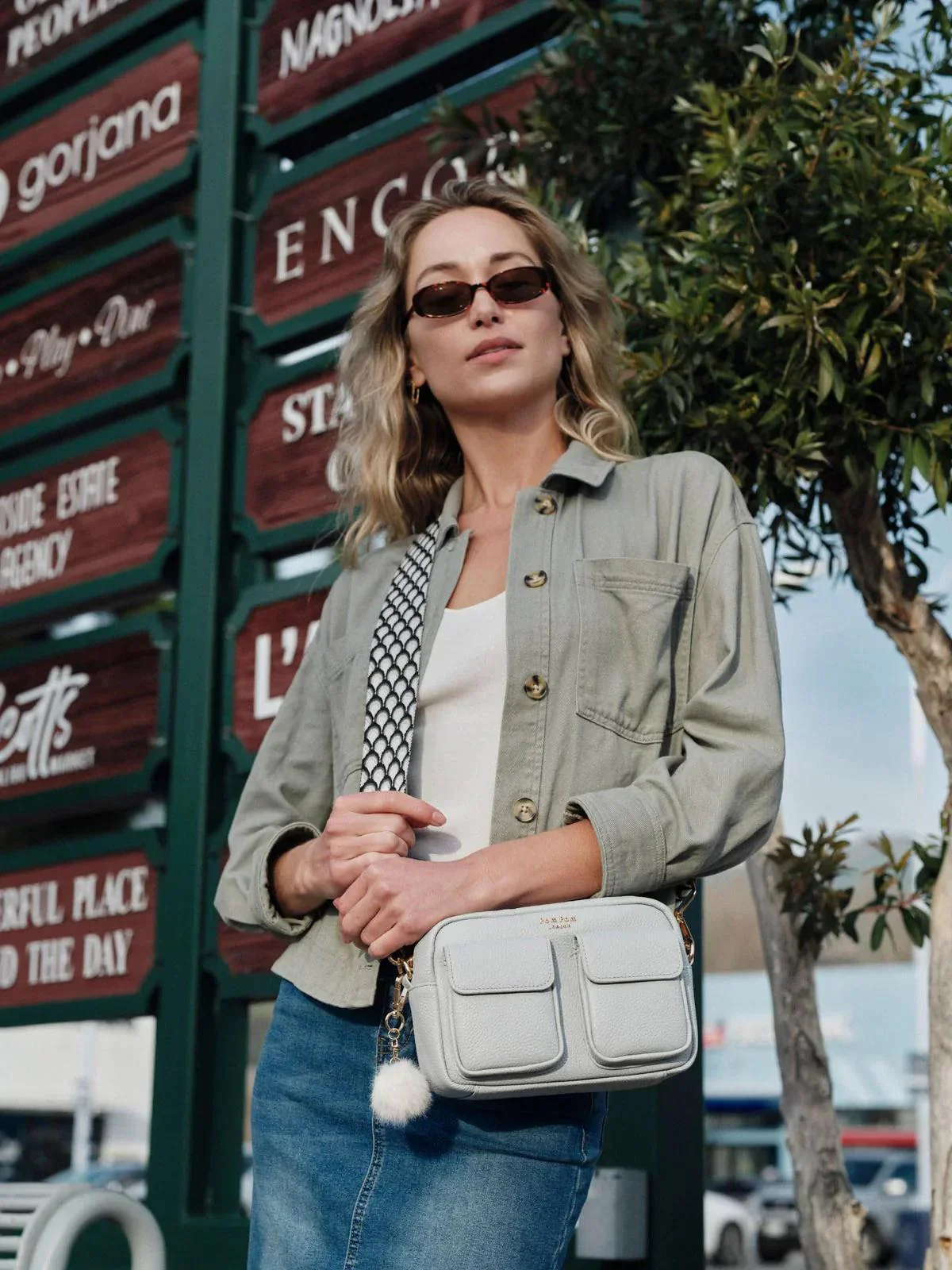 Chiswick Cargo Bag Salt Grey - Image 7