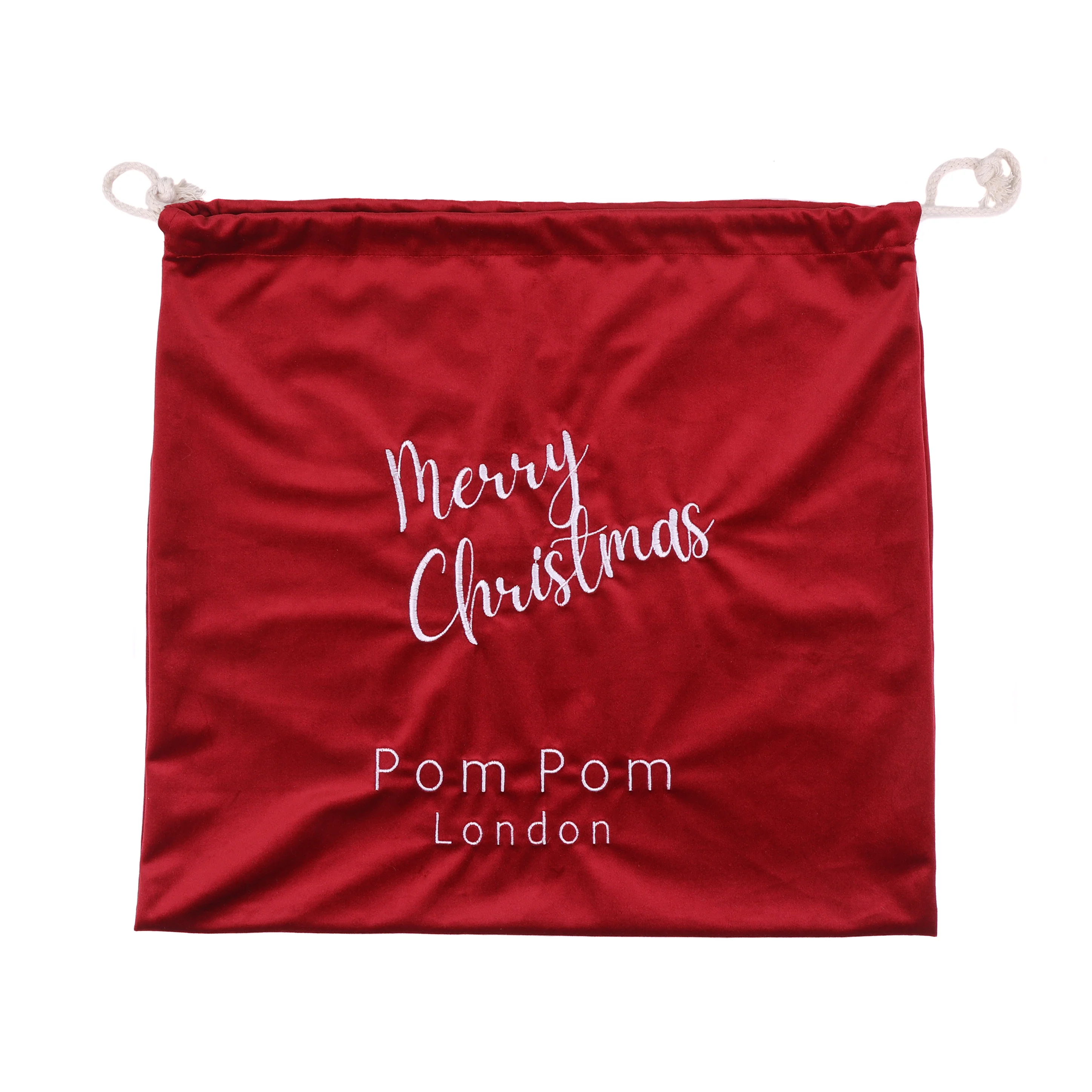 Christmas Velvet Gift Bag - Merry Christmas - Image 2