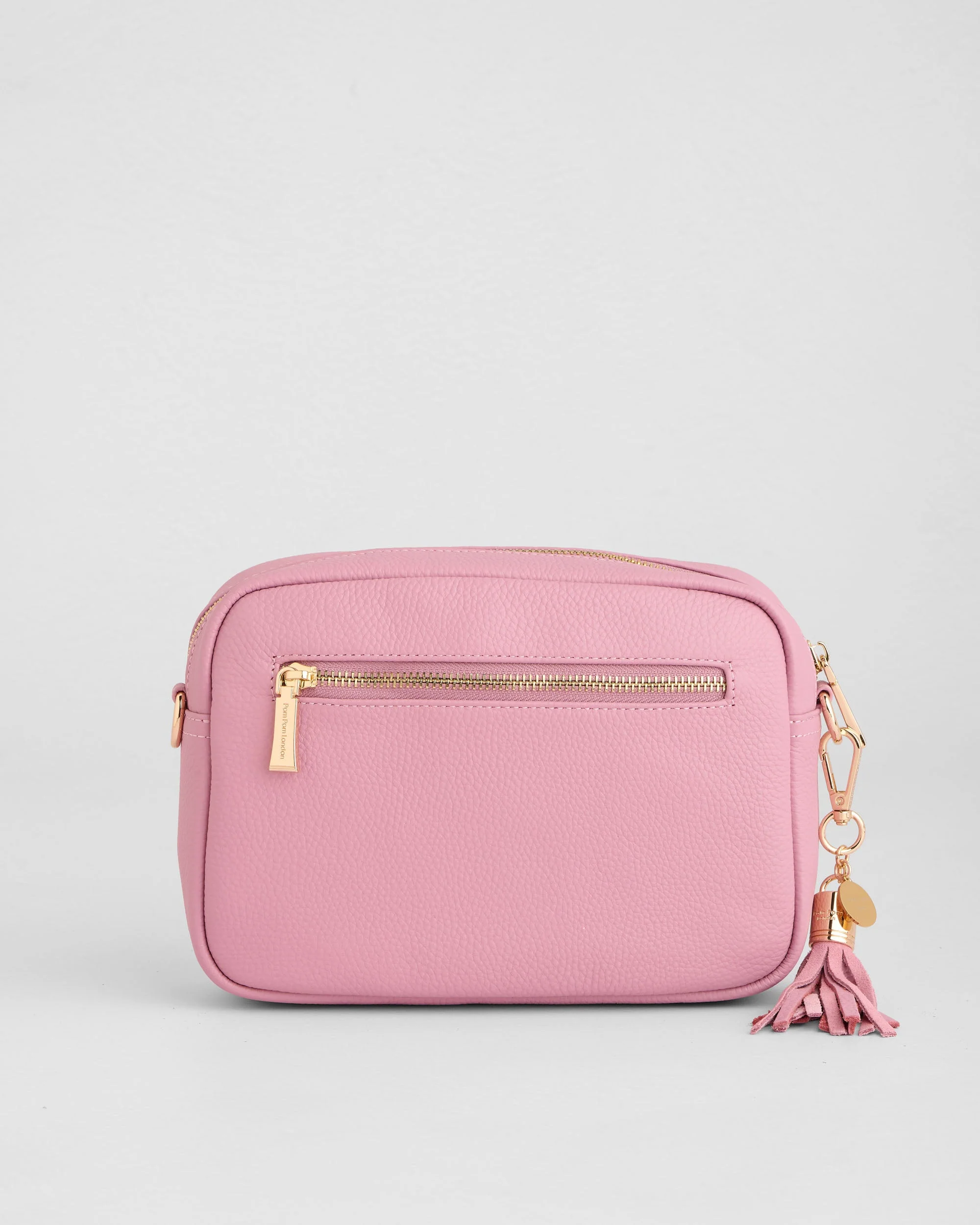 City Suede & Leather Bag Pink - Image 3