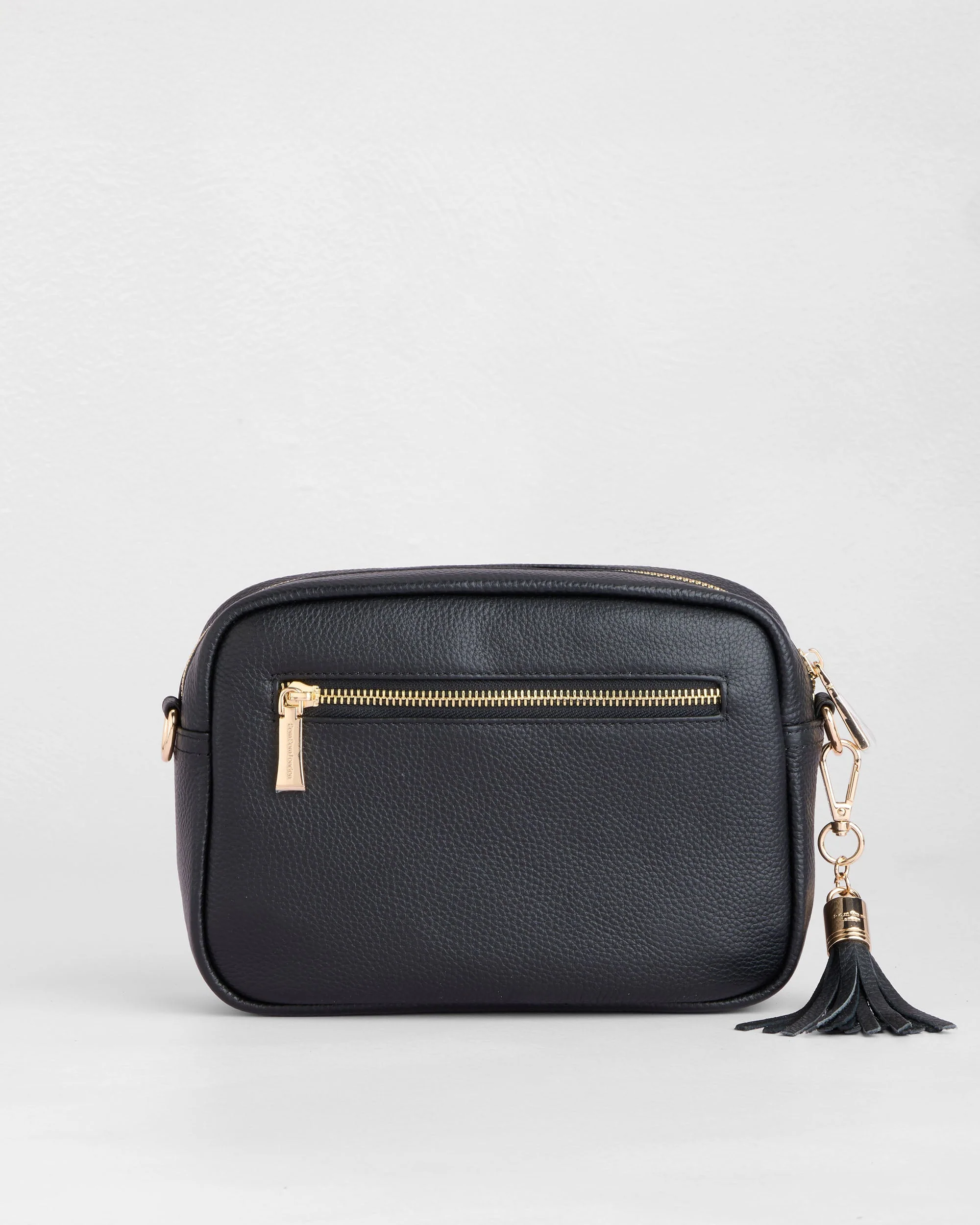 City Suede & Leather Bag Black - Image 4