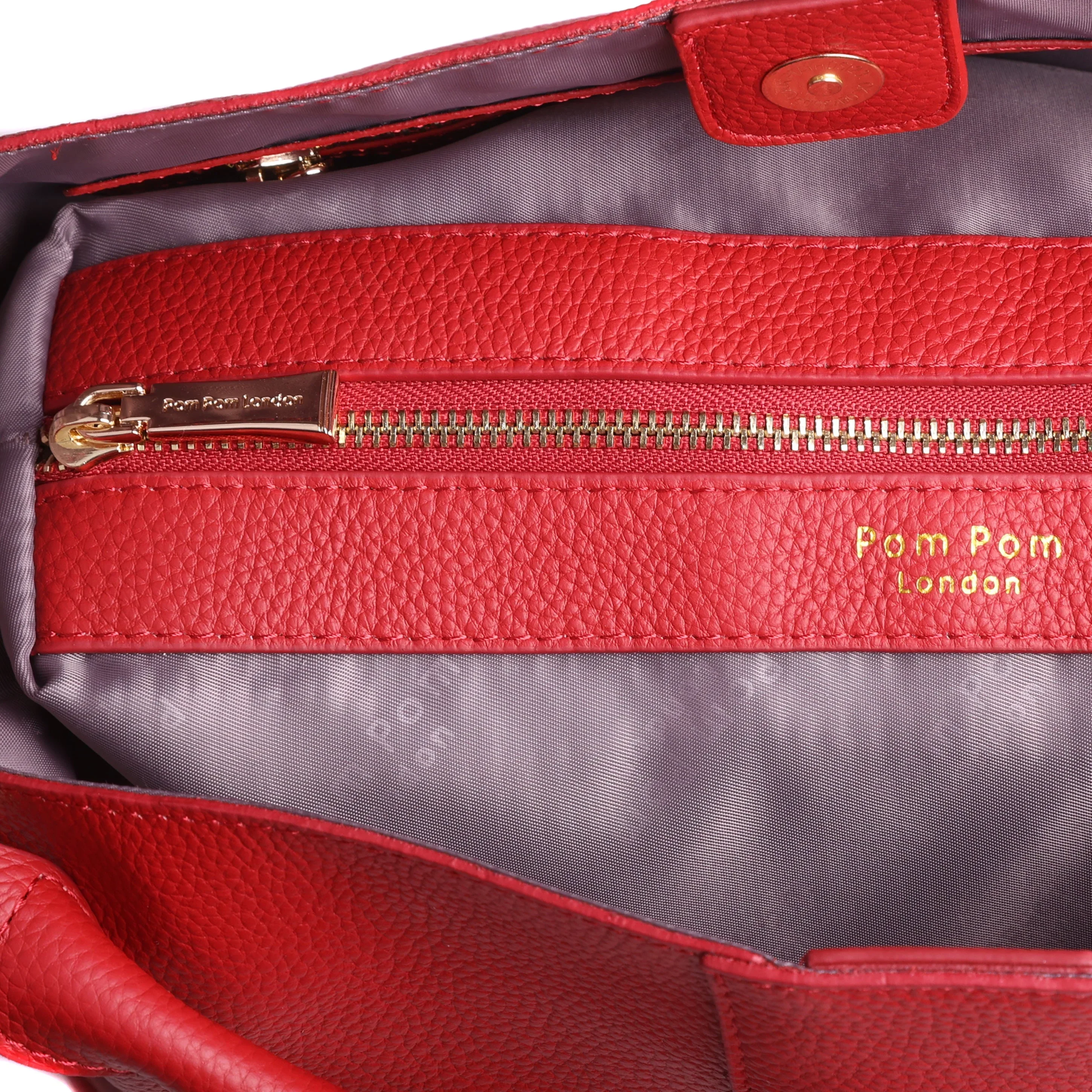 Lambeth Plus Bag Crimson Red - Image 6