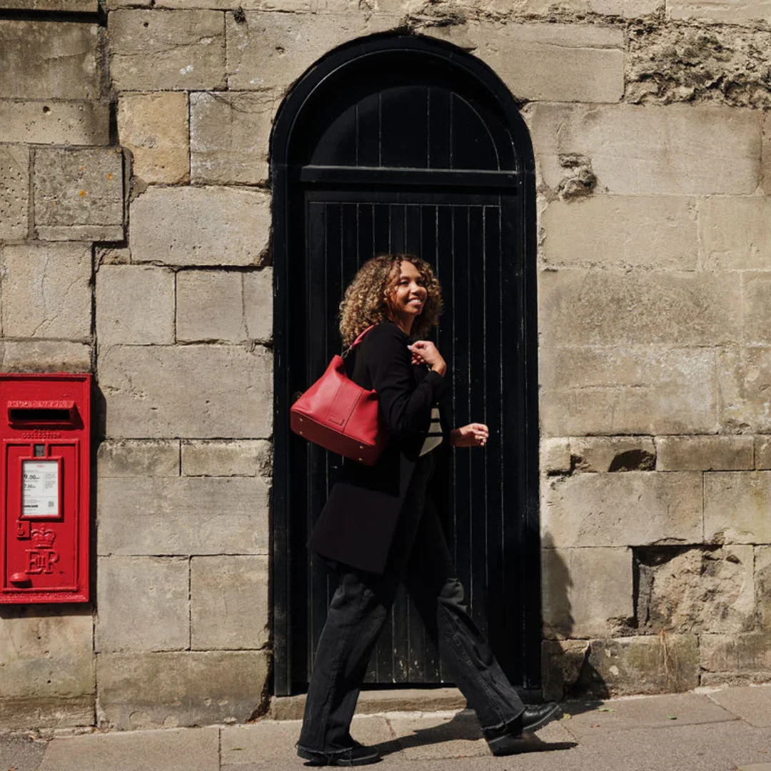 Lambeth Plus Bag Crimson Red - Image 7
