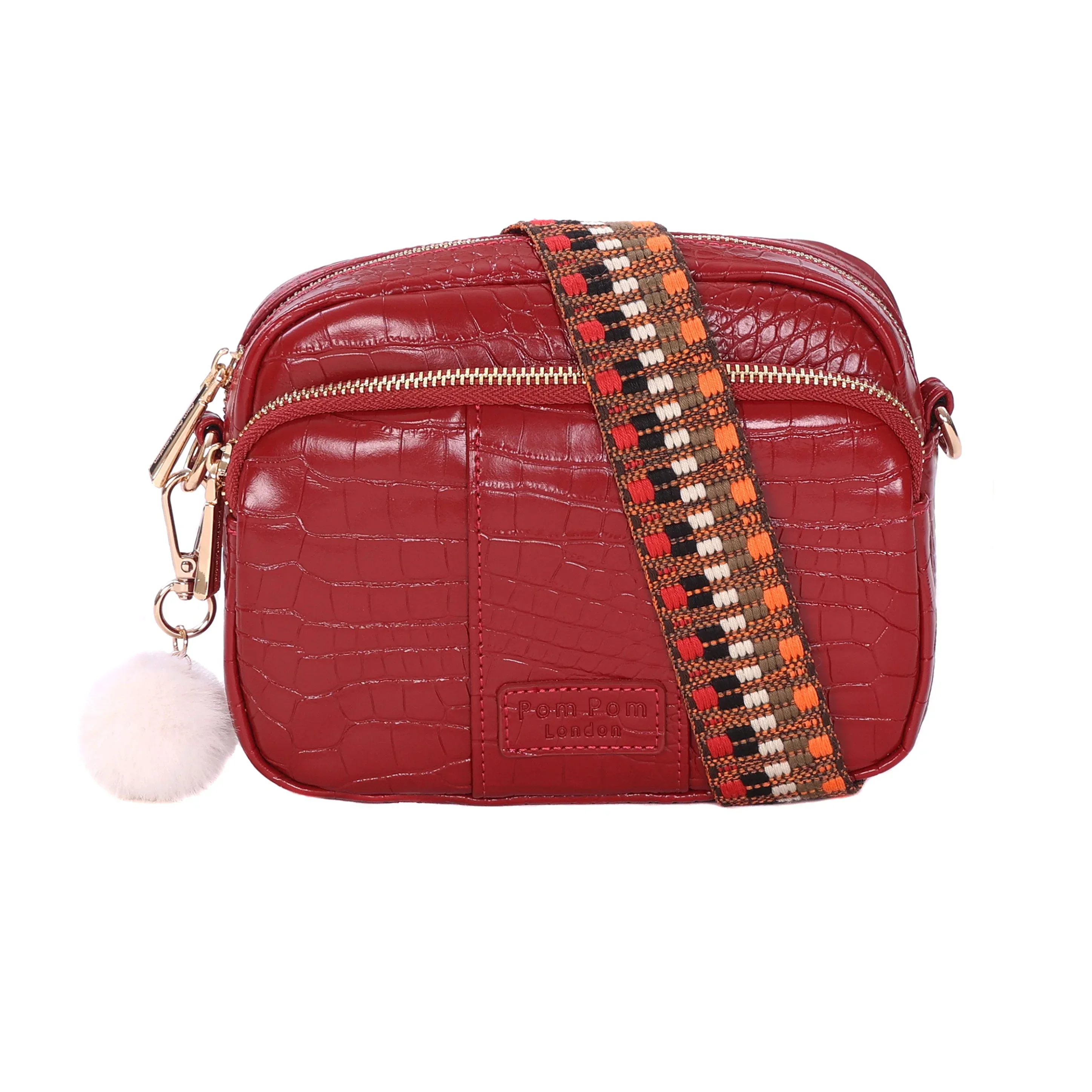 Original Bag Croc Berry Red & Accessories - Image 2