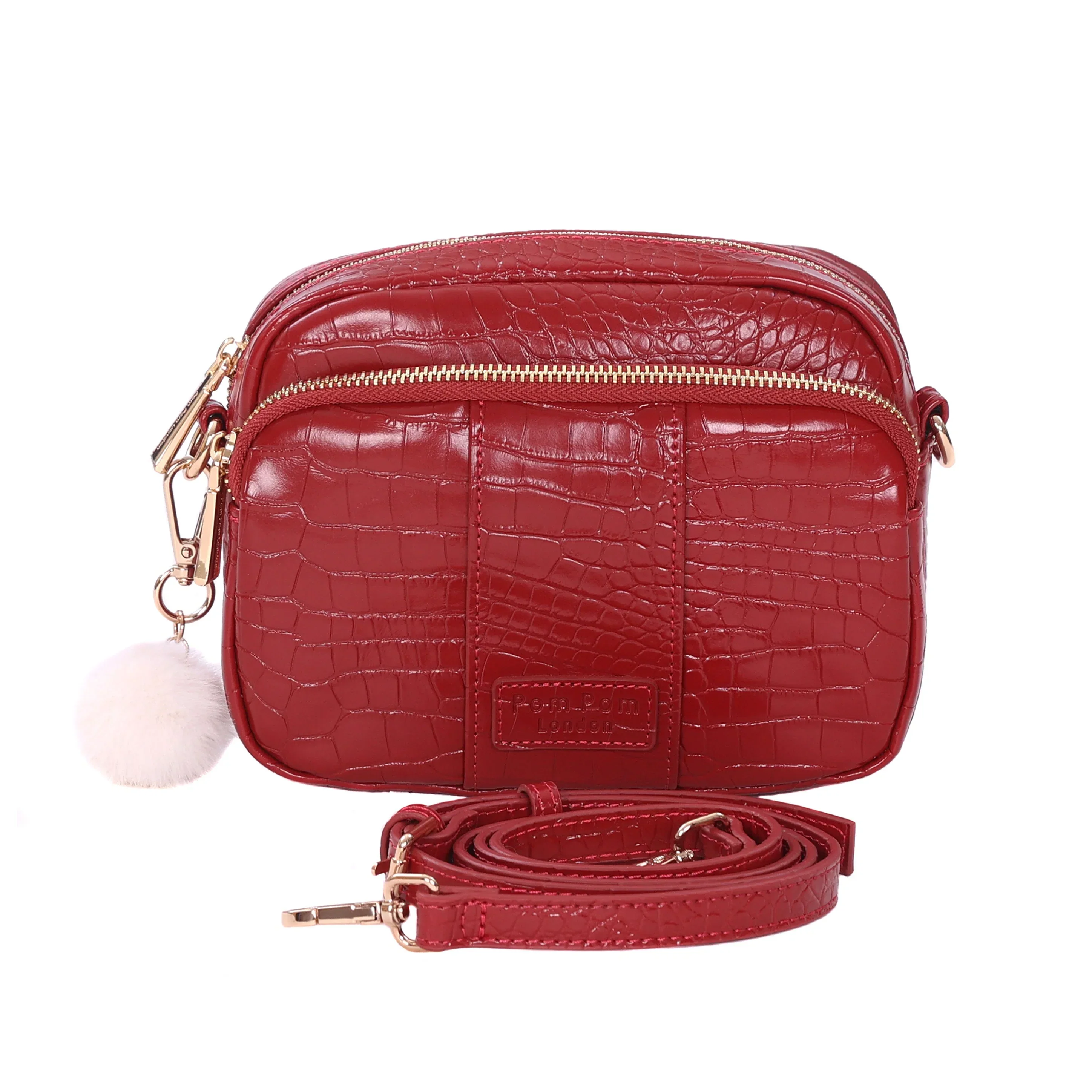 Original Bag Croc Berry Red & Accessories - Image 3