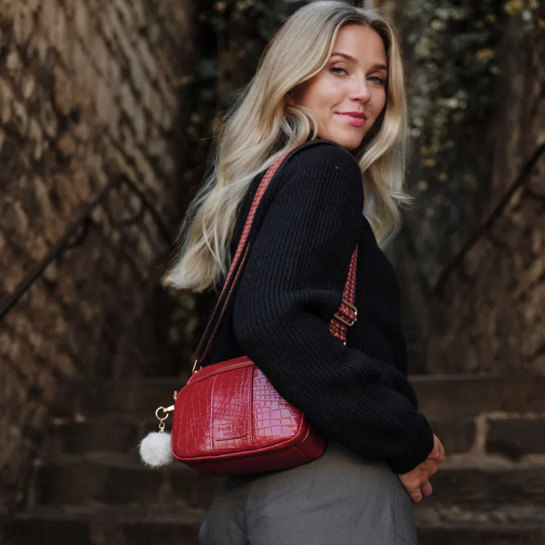 Original Bag Croc Berry Red & Accessories - Image 5