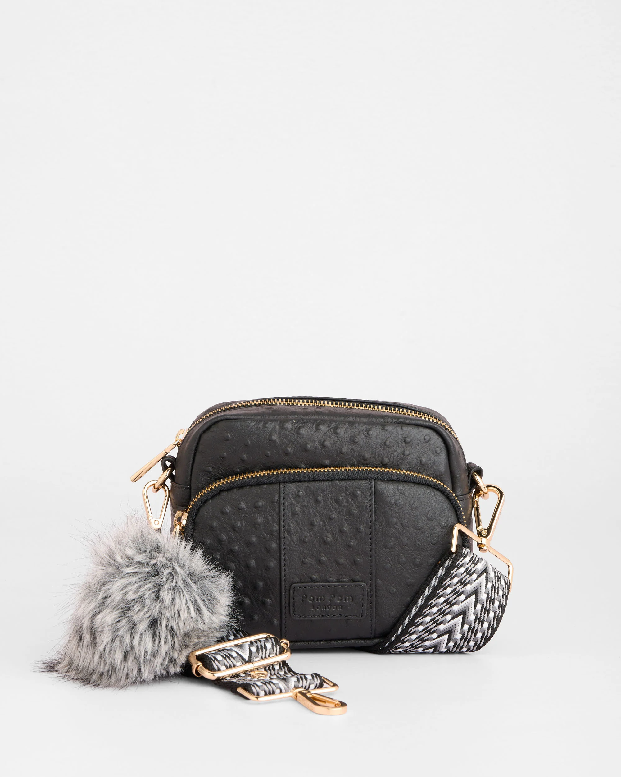 Original MINI Bag Ostrich Black & Accessories - Image 4