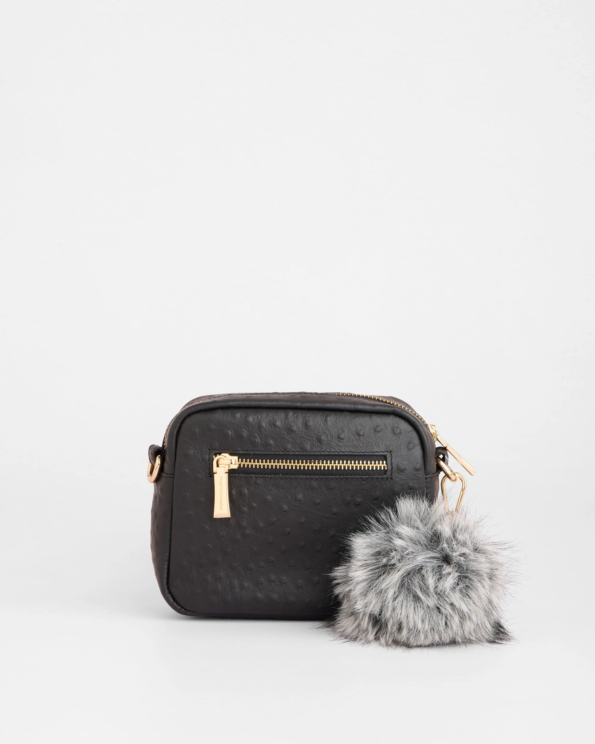 Original MINI Bag Ostrich Black & Accessories - Image 5