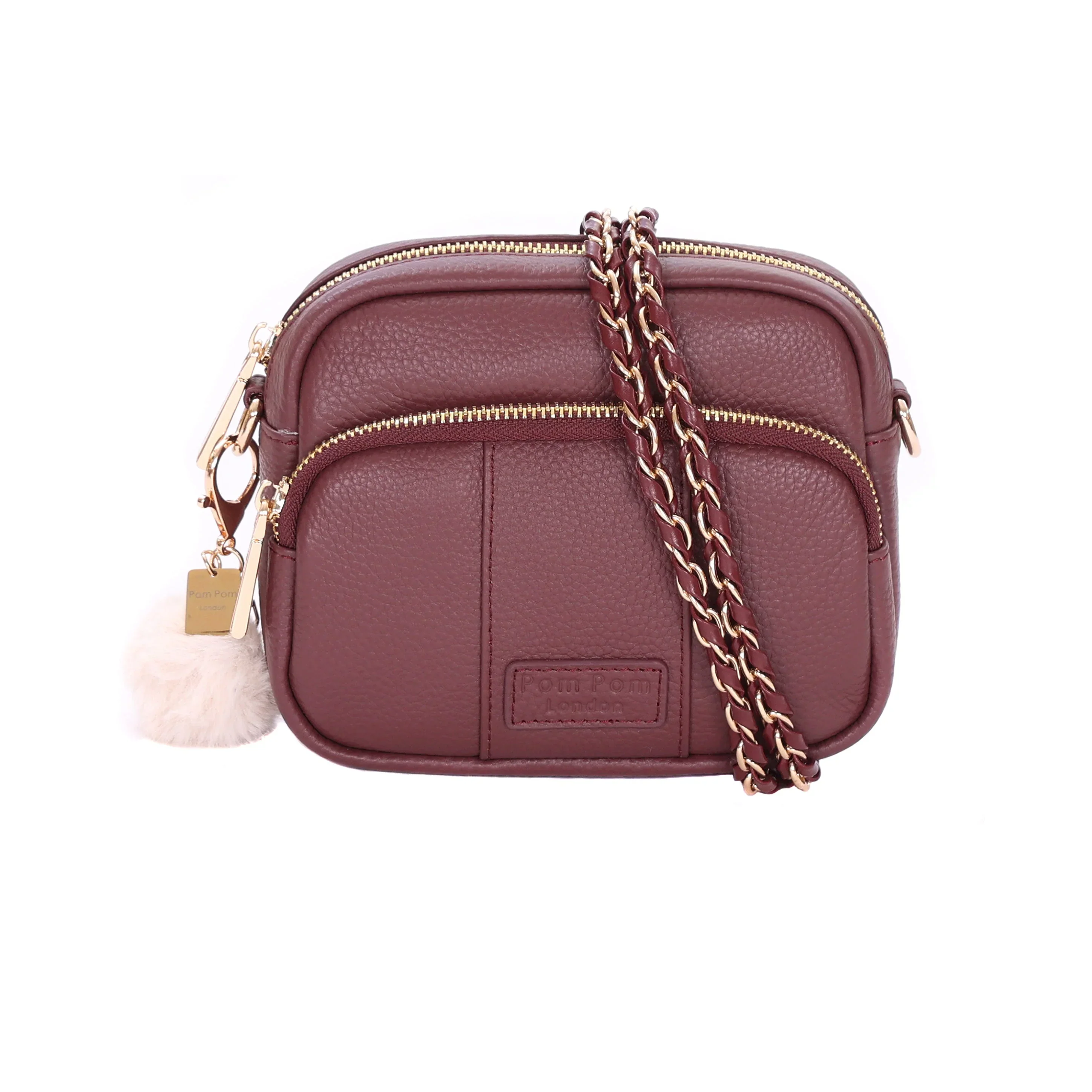 Original MINI Bag Deep Burgundy & Accessories - Image 2