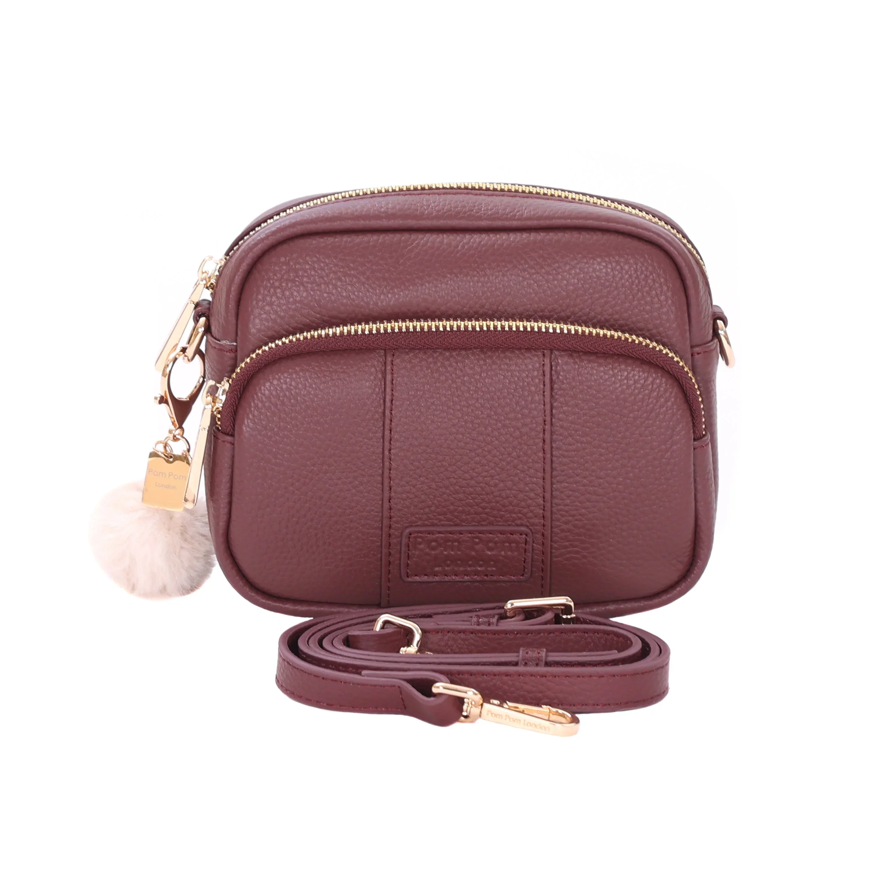 Original MINI Bag Deep Burgundy & Accessories - Image 3