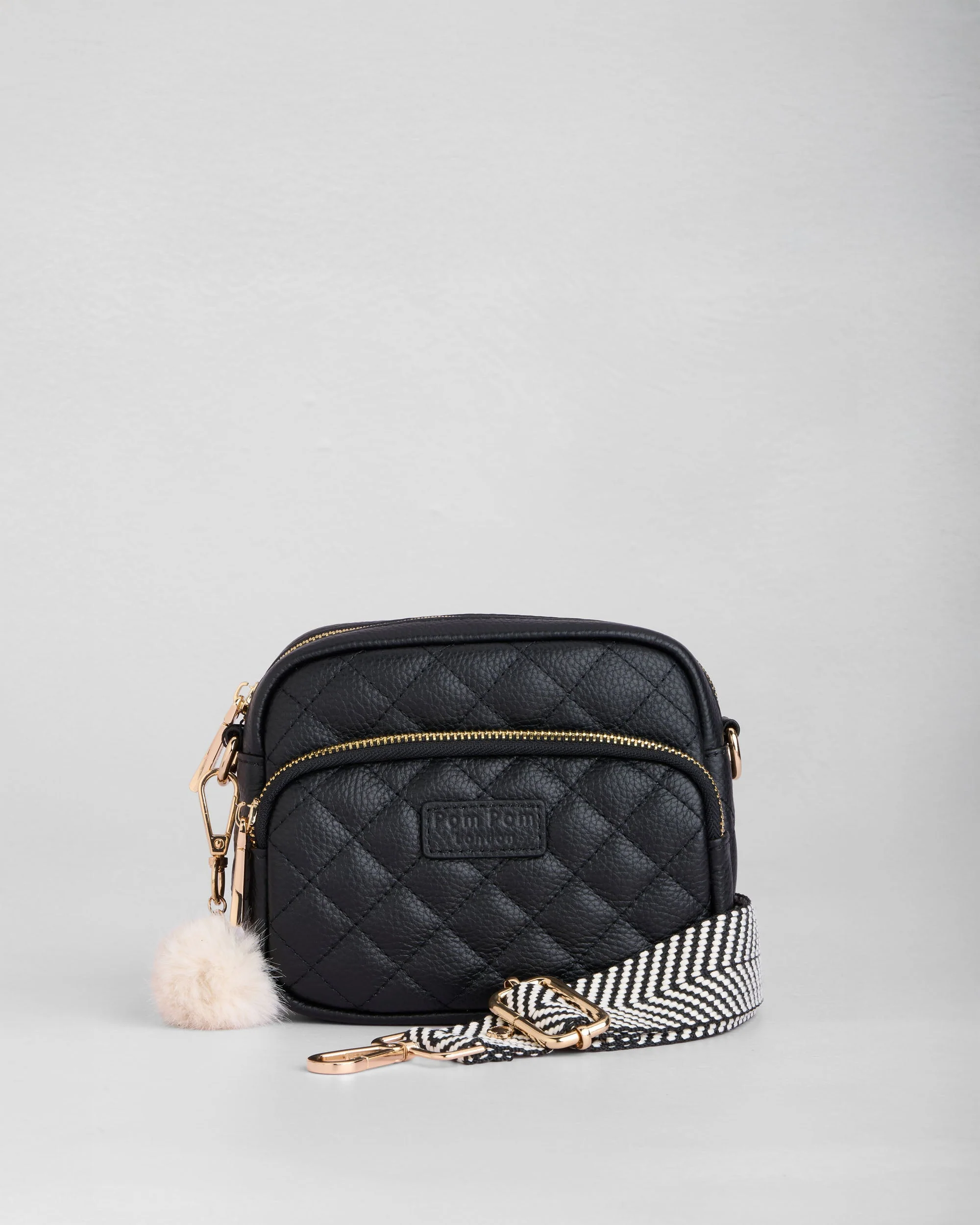 Quilted Original MINI Bag Black & Accessories - Image 3