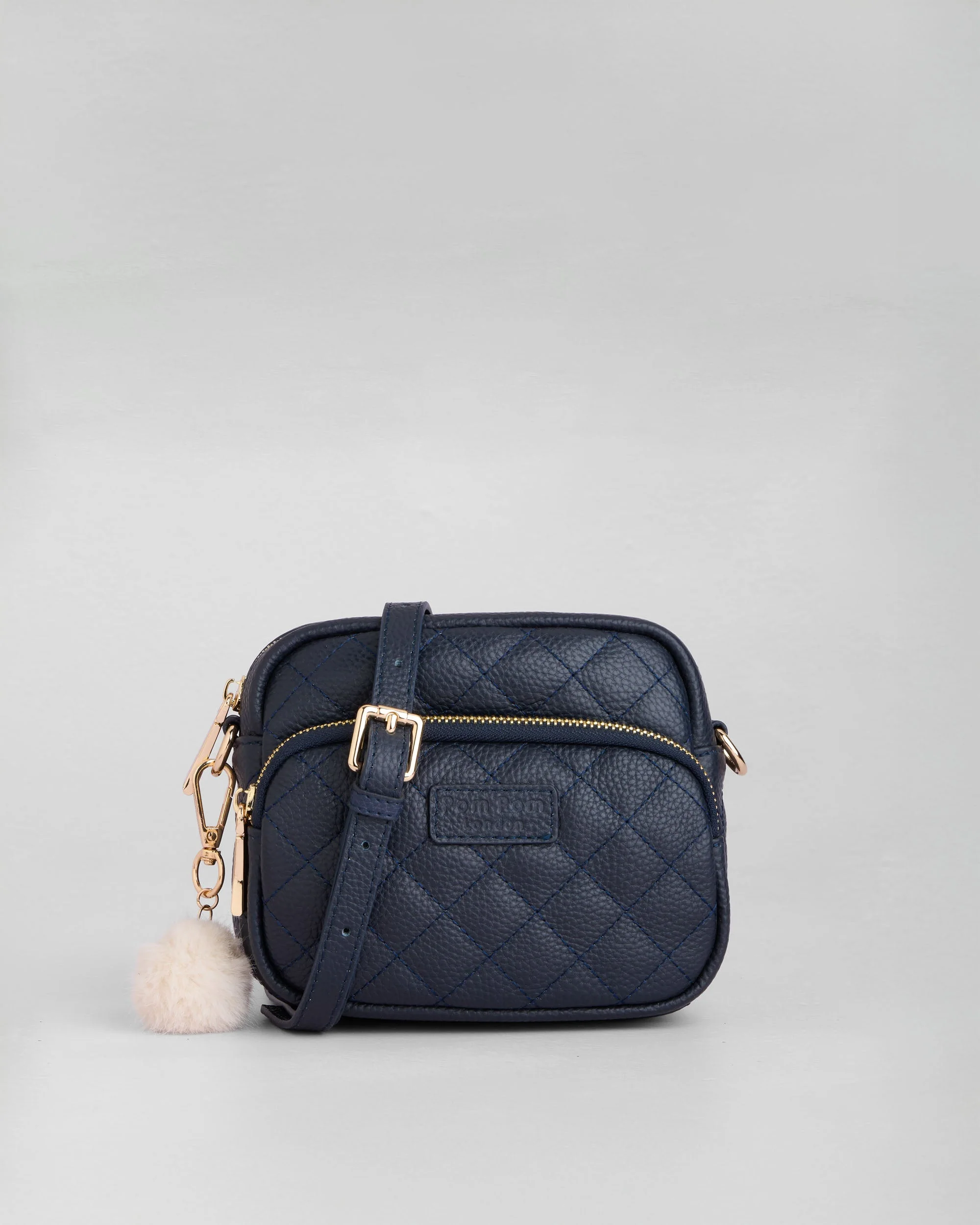 Quilted Original MINI Bag Navy & Accessories - Image 3