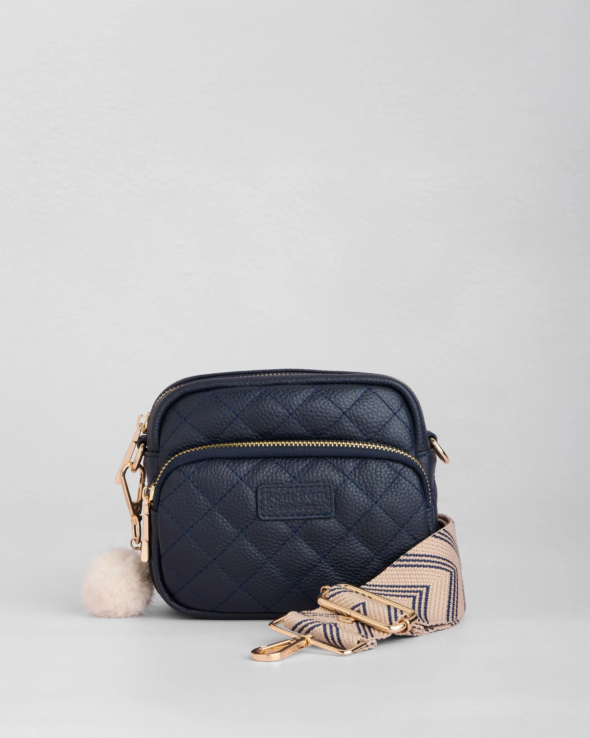 Quilted Original MINI Bag Navy & Accessories - Image 5