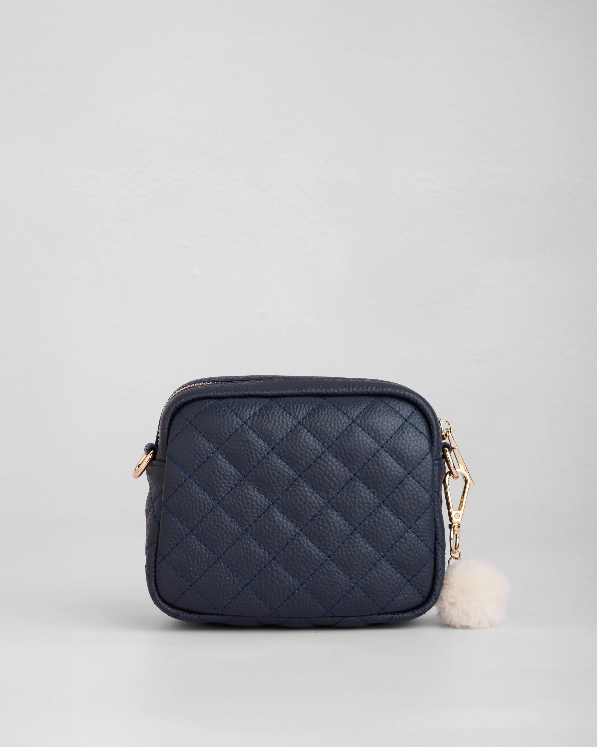 Quilted Original MINI Bag Navy & Accessories - Image 6