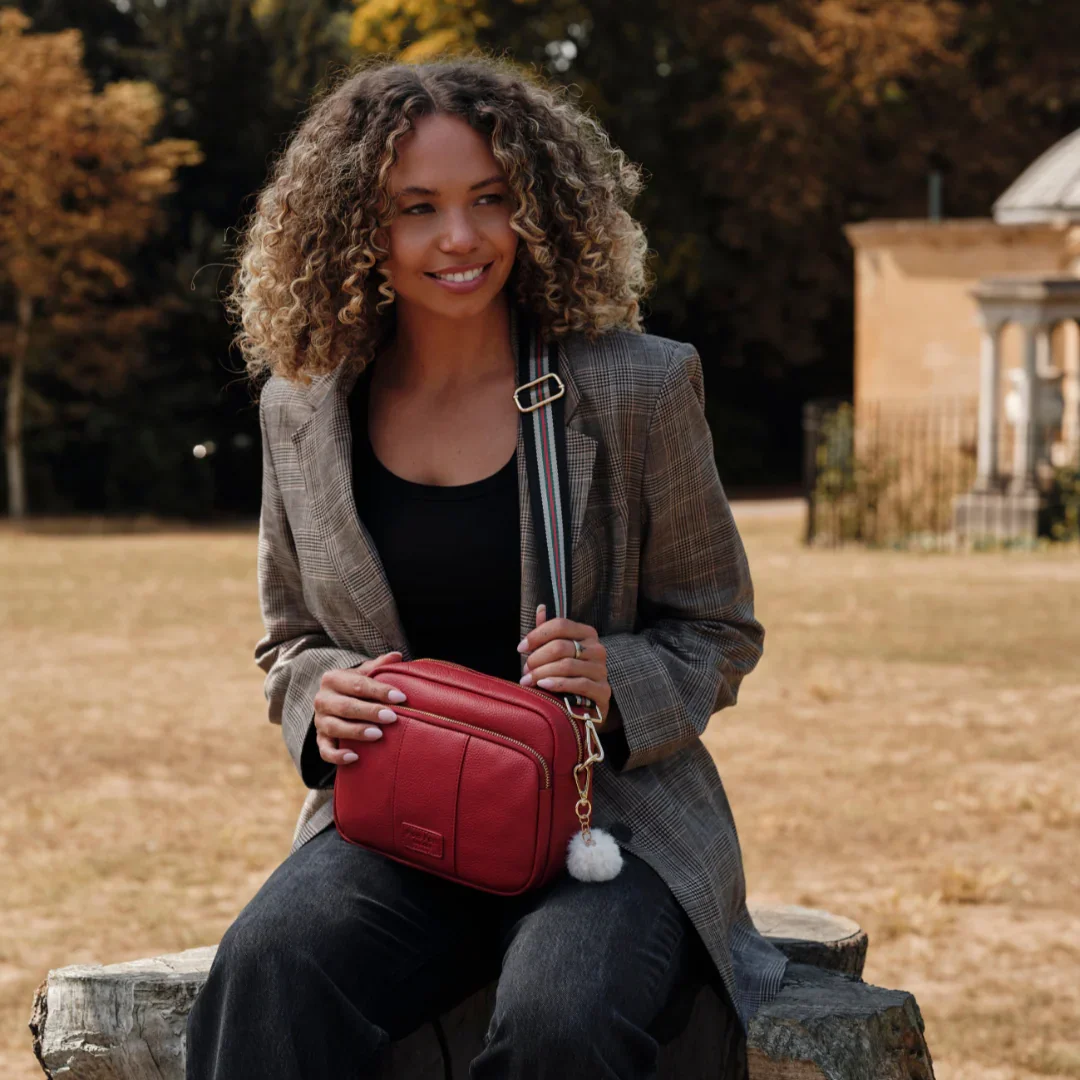 Original Plus Bag Crimson Red & Accessories - Image 5