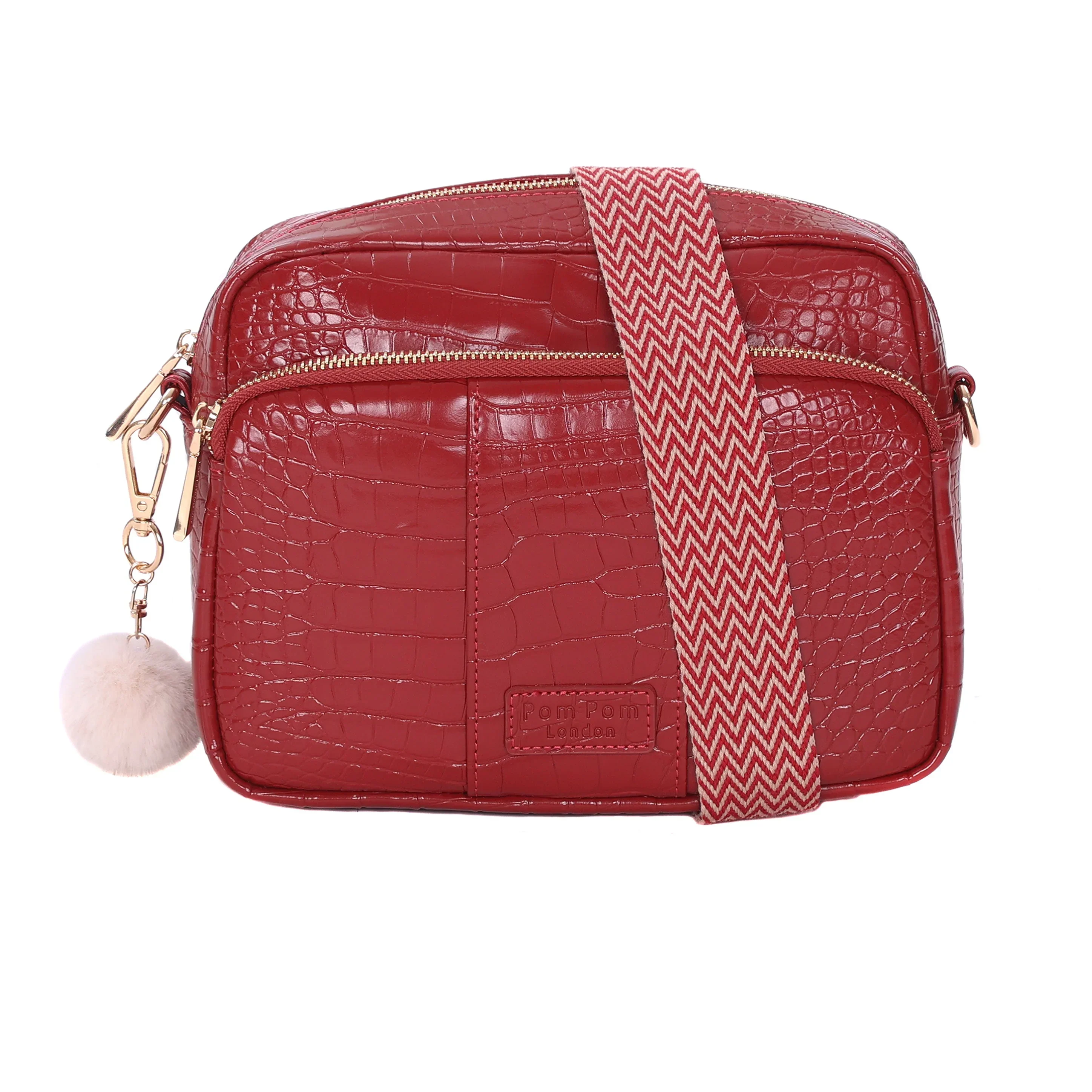 Original Plus Bag Croc Berry Red & Accessories - Image 3