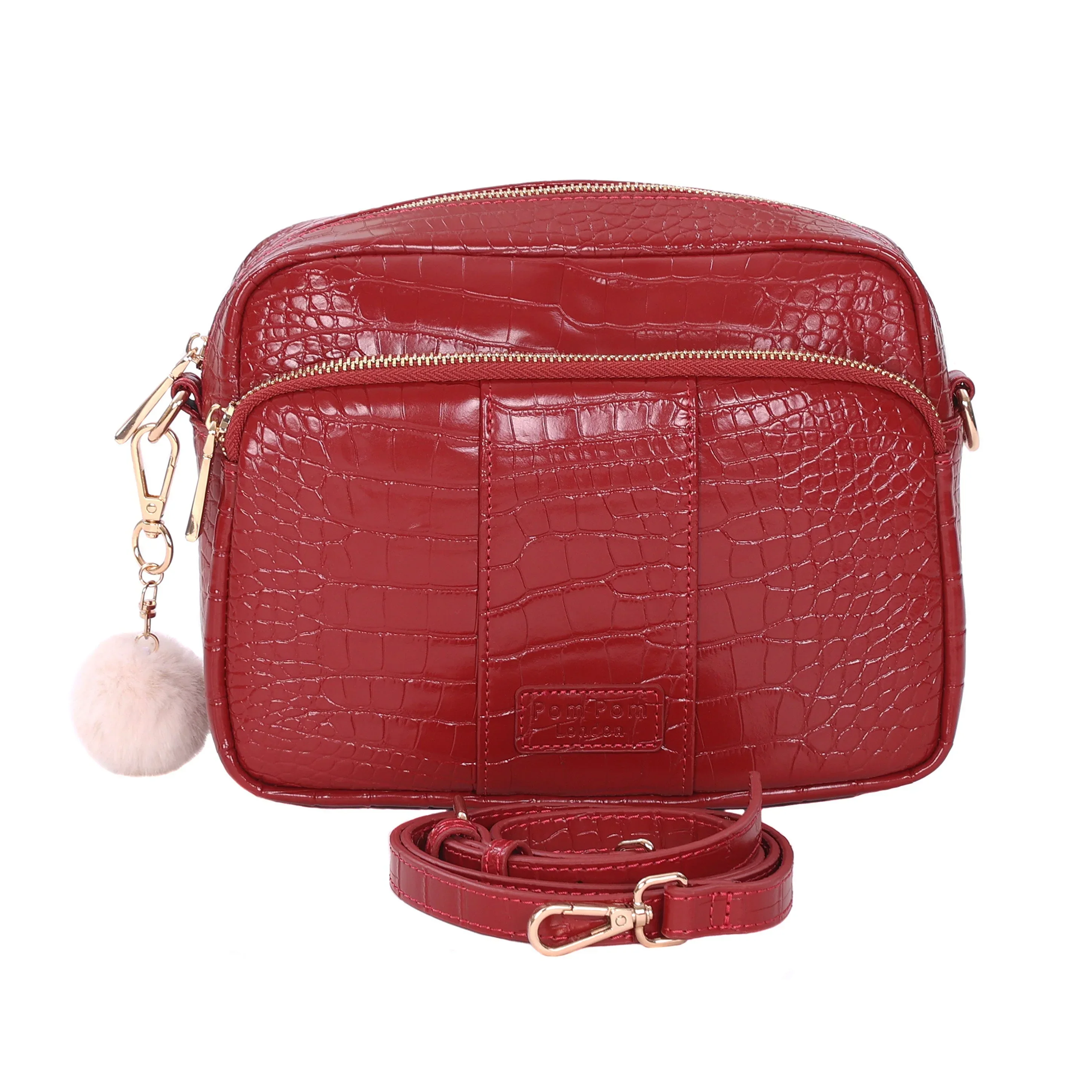 Original Plus Bag Croc Berry Red & Accessories - Image 4