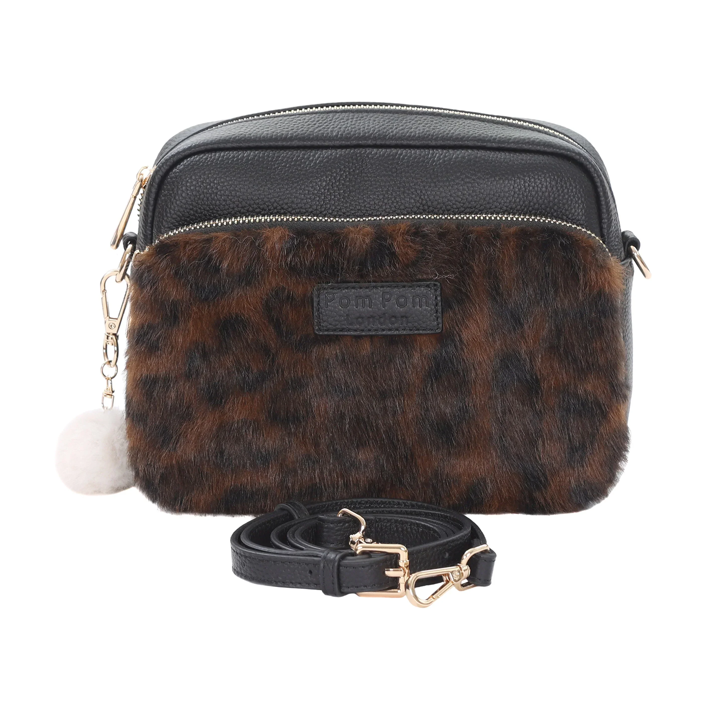 Original Plus Bag Leopard Print Faux Fur Black Bundle - Image 2