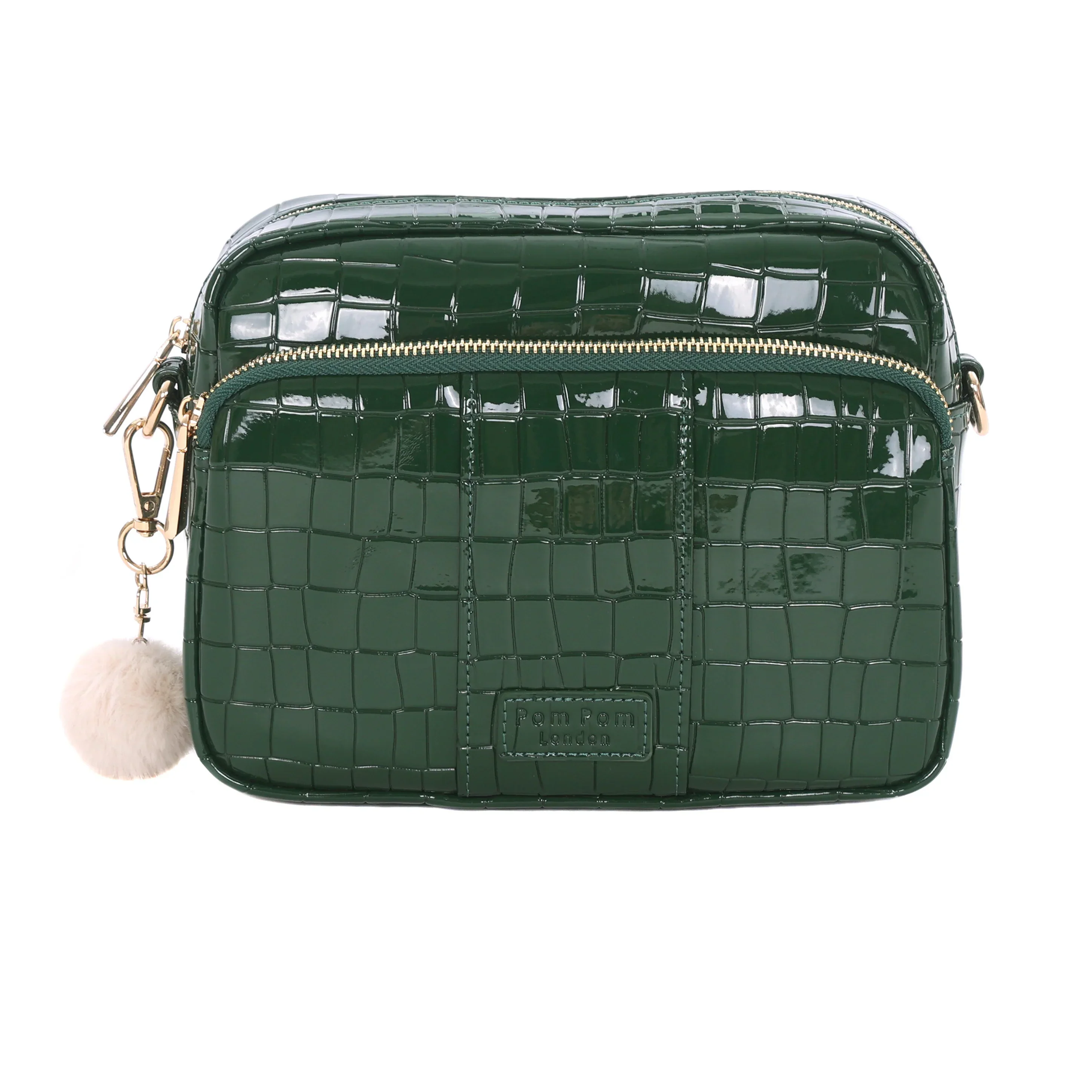 Original Plus Bag Patent Croc Clover Green & Accessories
