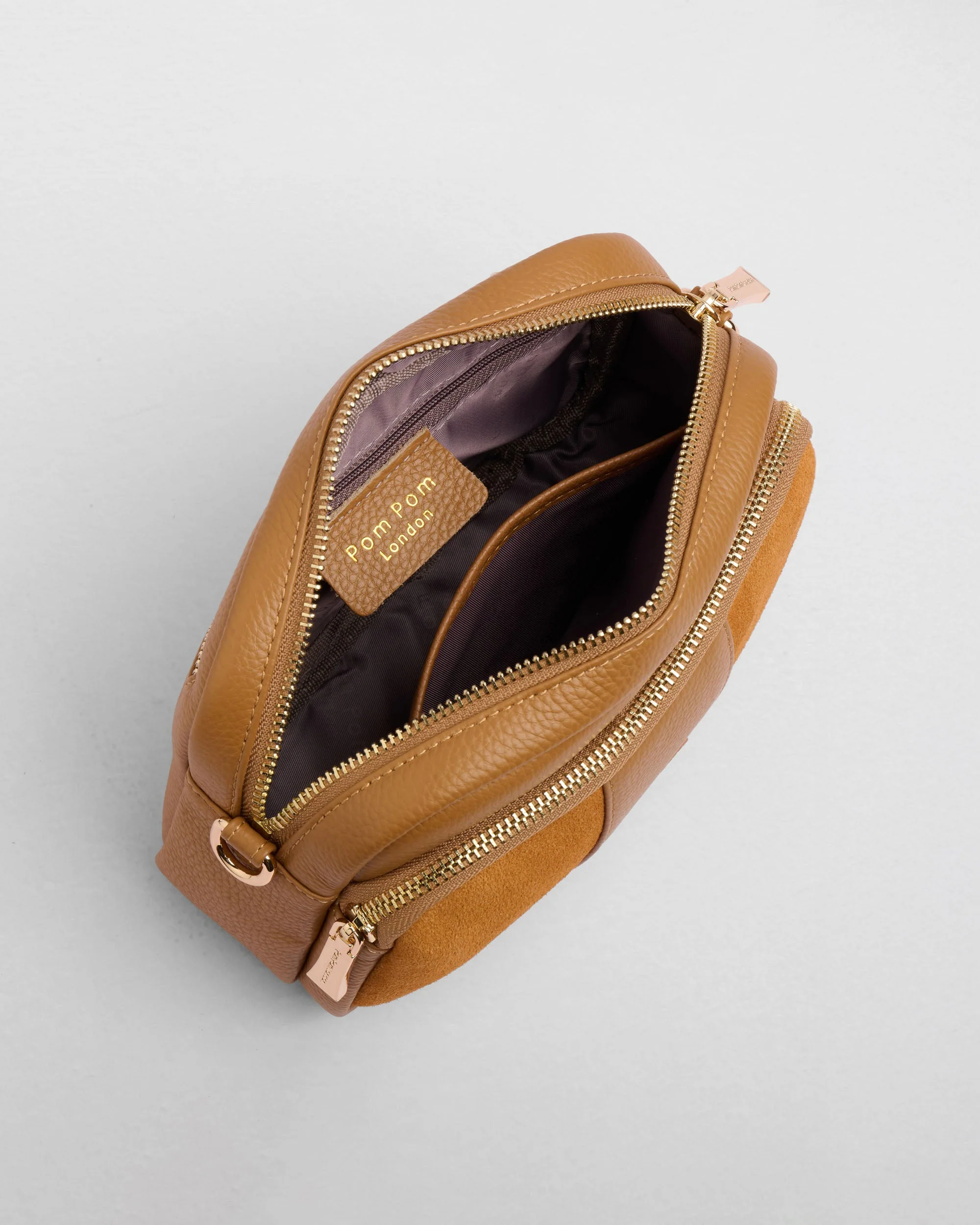 Original Suede & Leather Bag Maple - Image 5