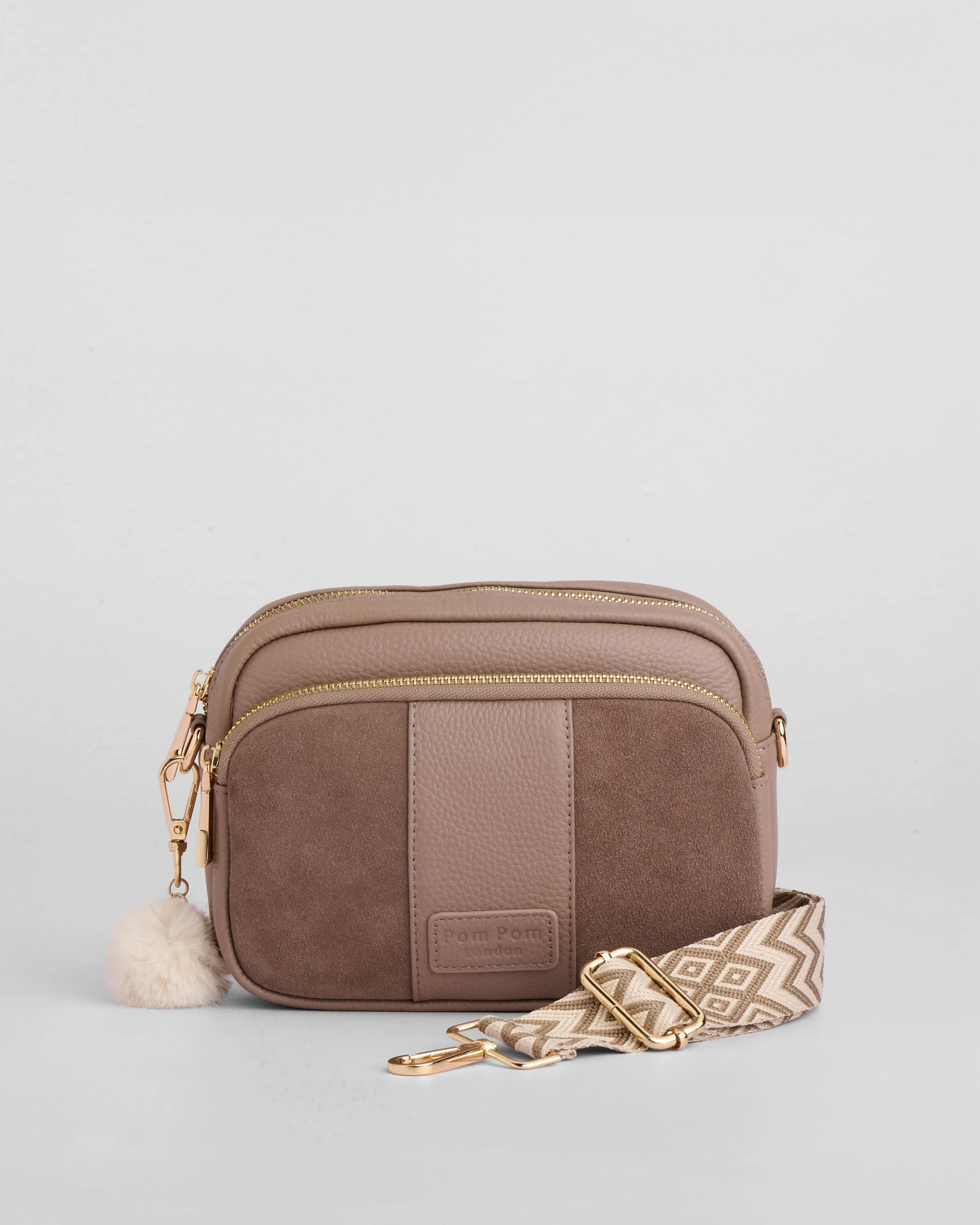 Original Suede & Leather Bag Mocha - Image 4
