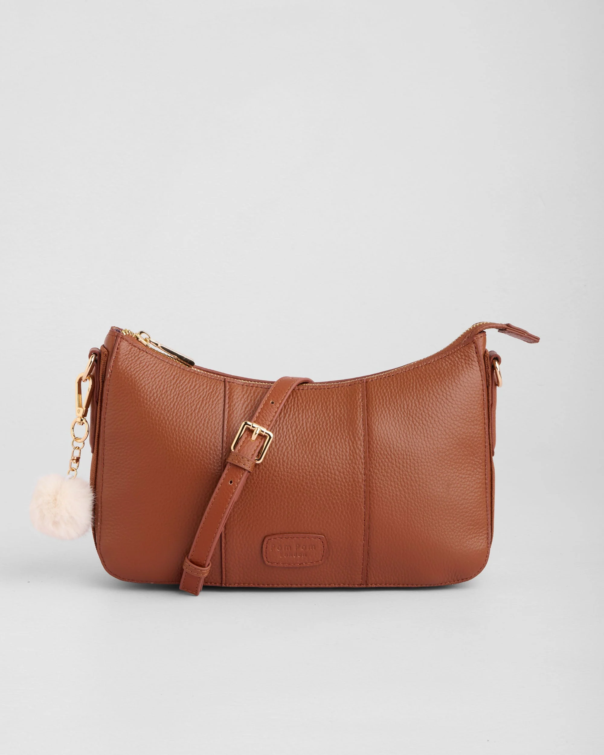 Pom Pom London Edgware Bag Chestnut - Image 5