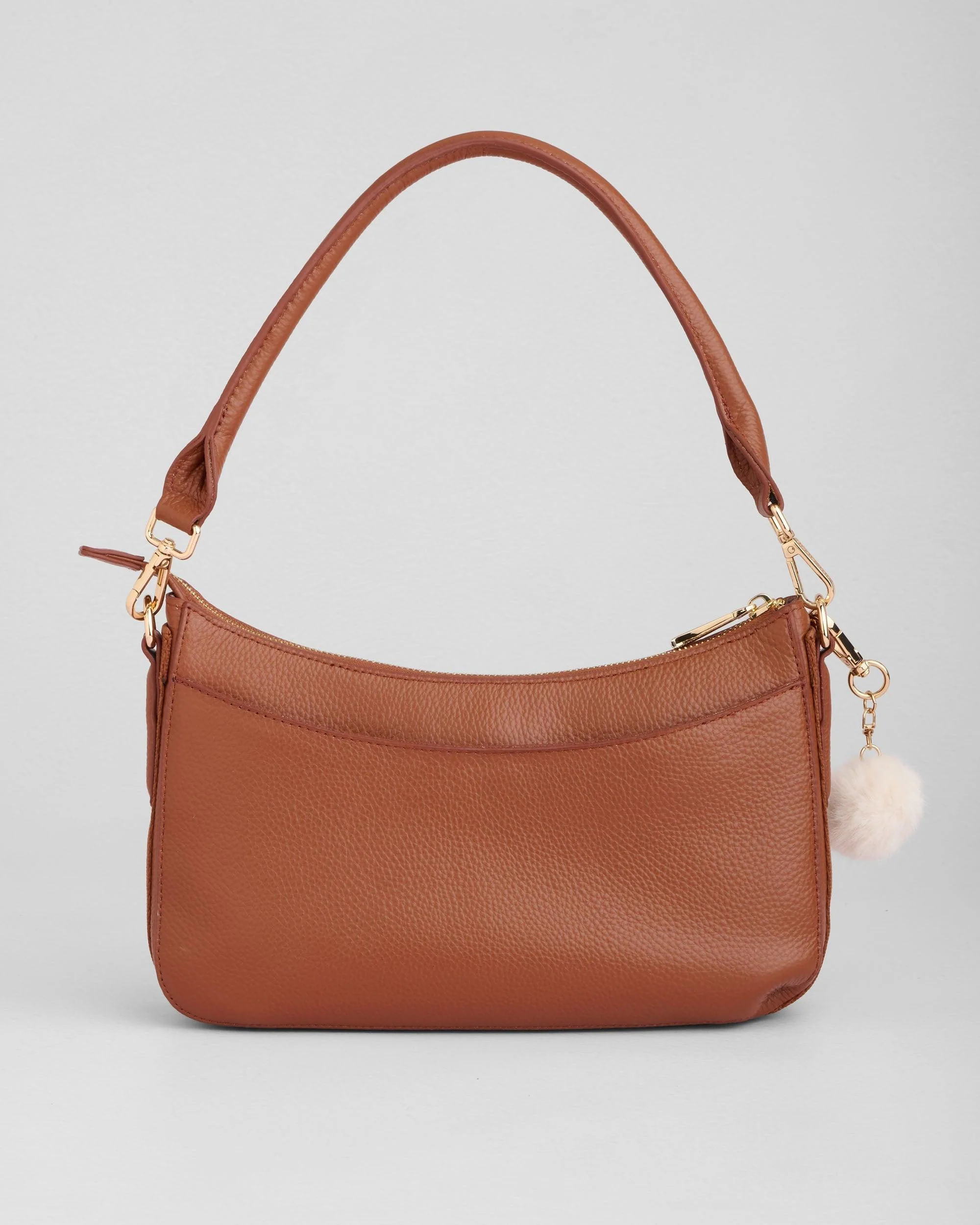 Pom Pom London Edgware Bag Chestnut - Image 7