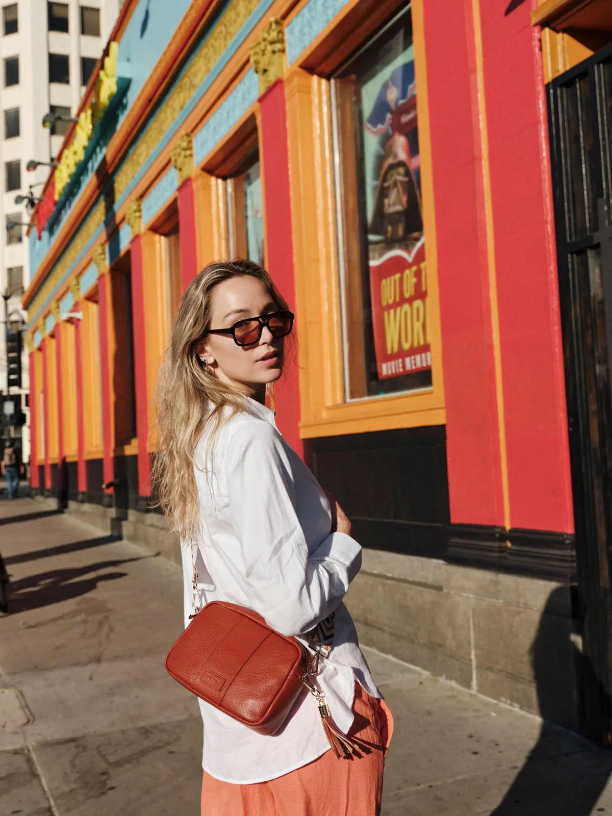 Pom Pom London City Bag Burnt Orange - Image 2