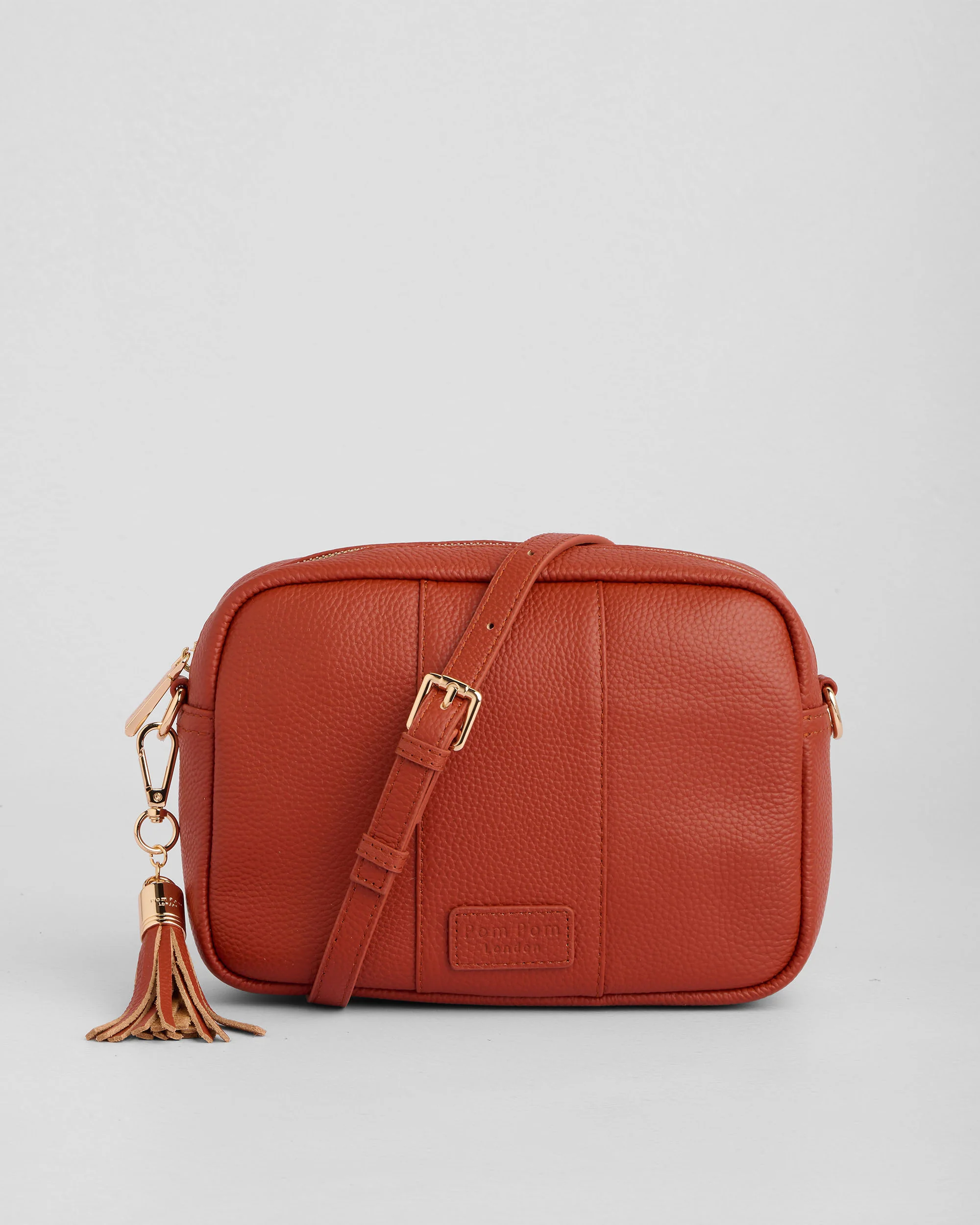 Pom Pom London City Bag Burnt Orange - Image 4