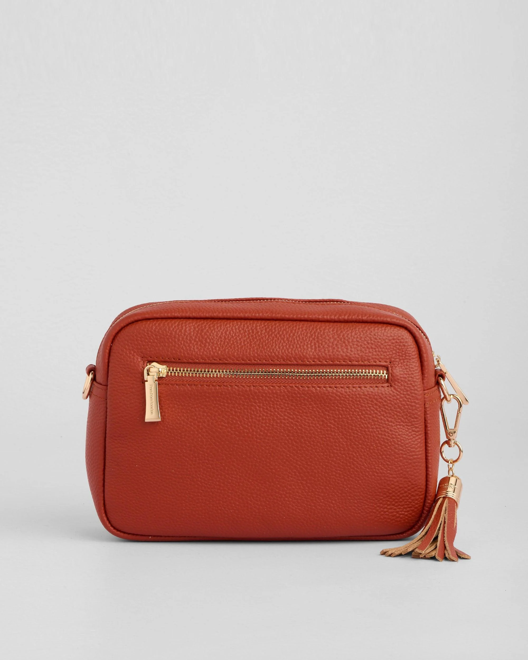 Pom Pom London City Bag Burnt Orange - Image 5