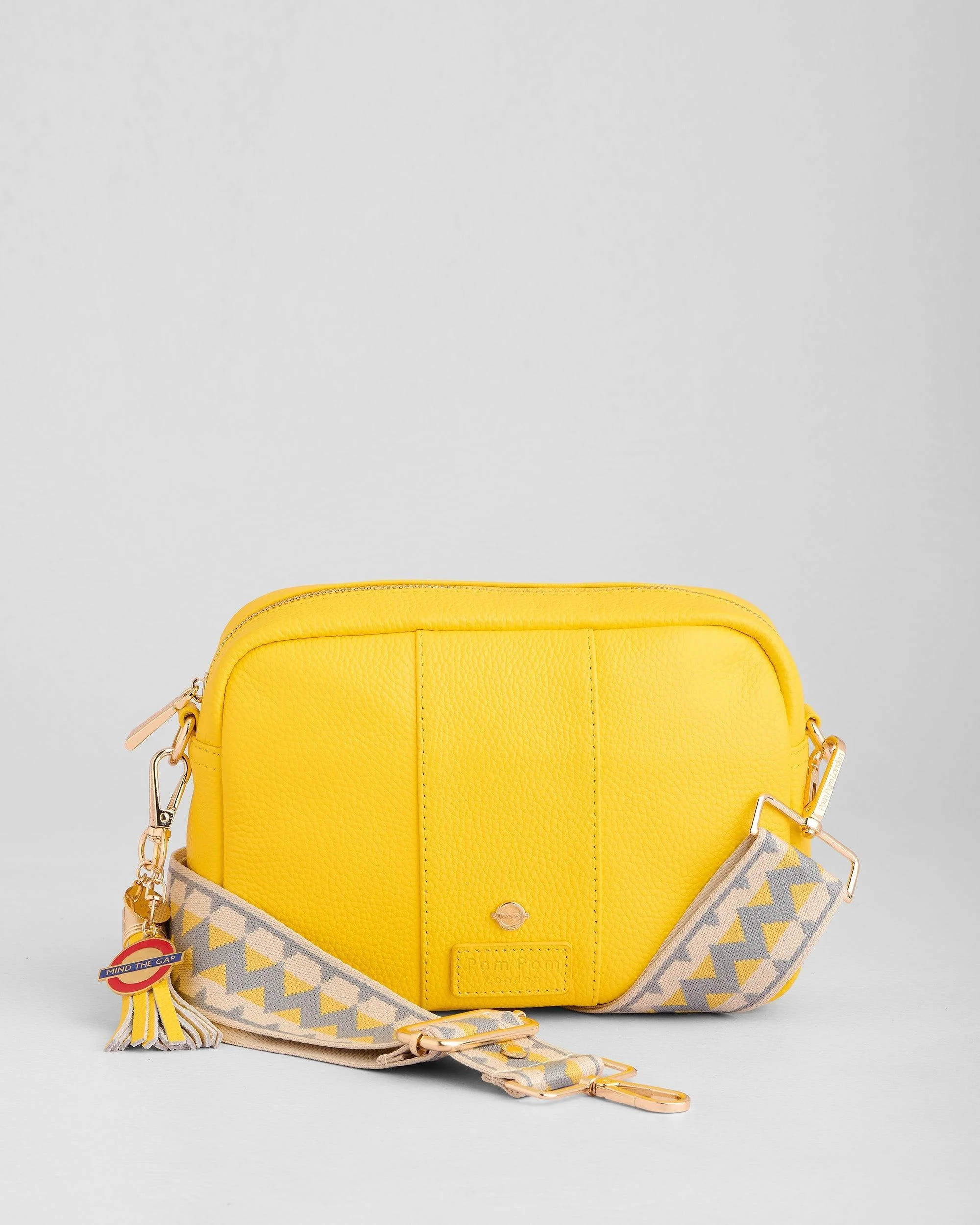 Pom Pom London City Bag Circle Line Yellow - Image 4