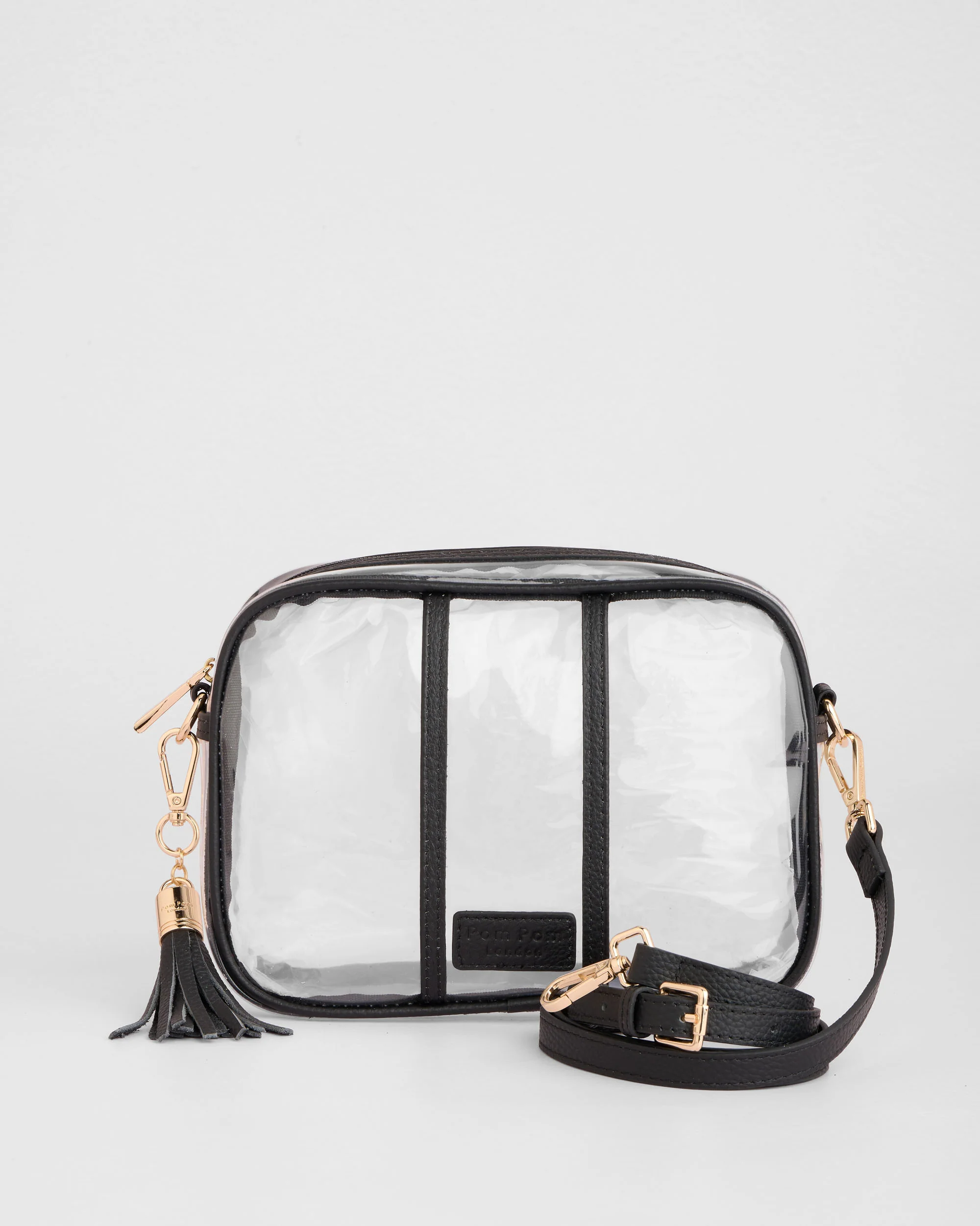Pom Pom London City Bag Transparent Black - Image 4