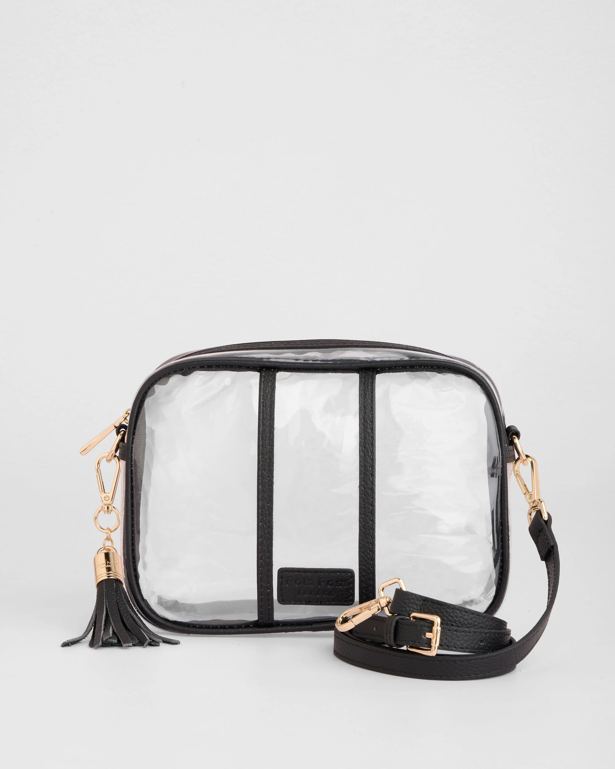 Pom Pom London City Bag Transparent Black - Image 5