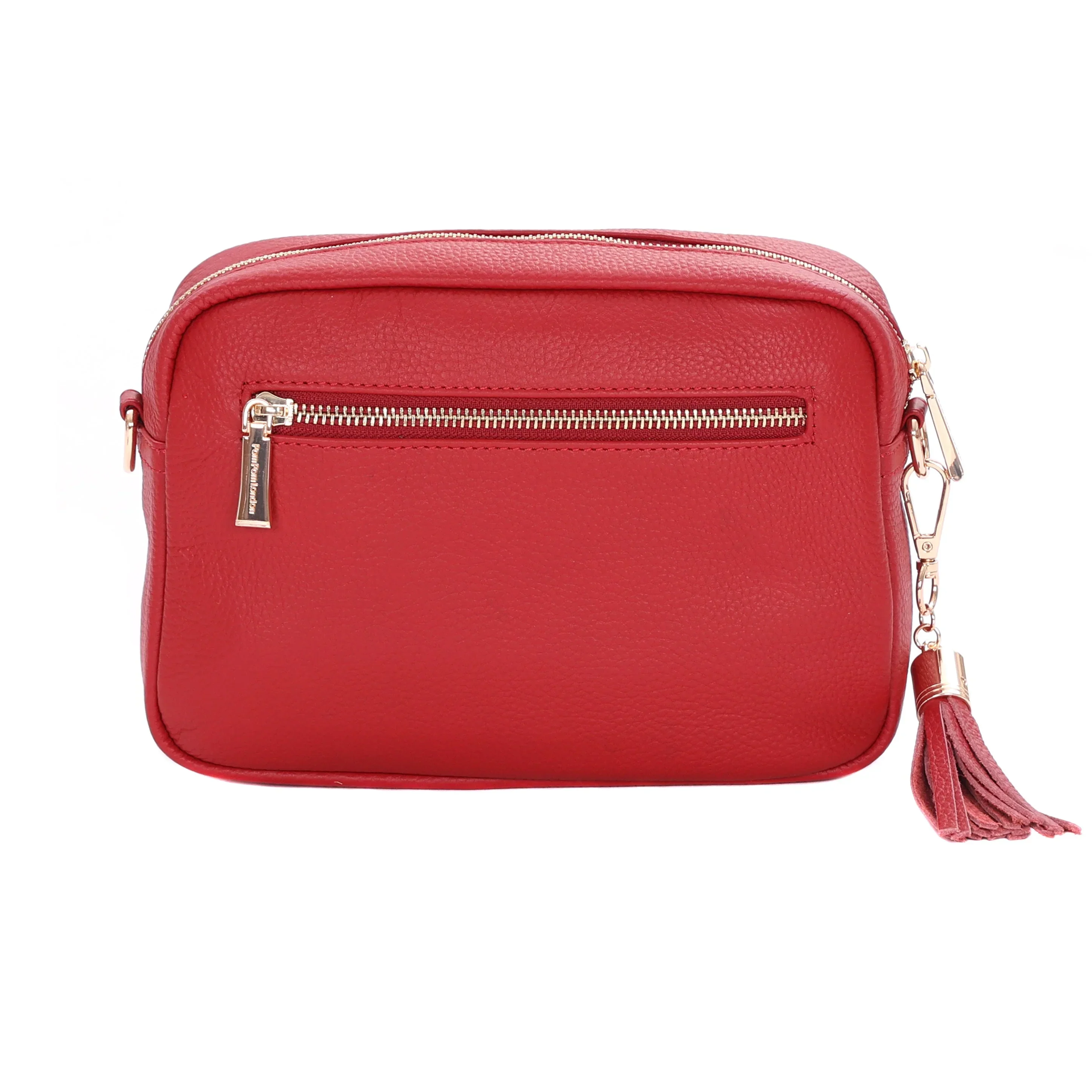 Pom Pom London City Bag Crimson Red - Image 4