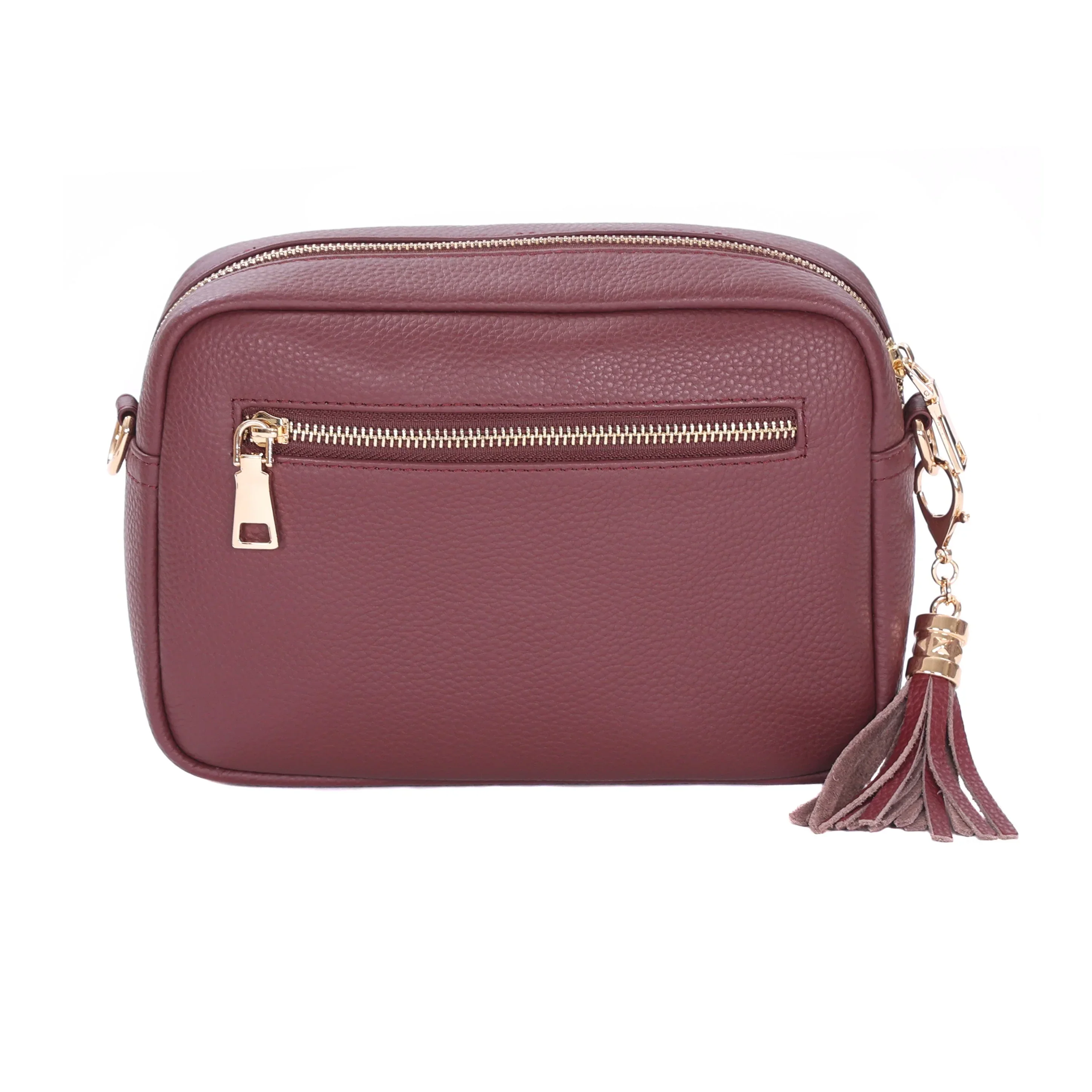 Pom Pom London City Bag Deep Burgundy - Image 4