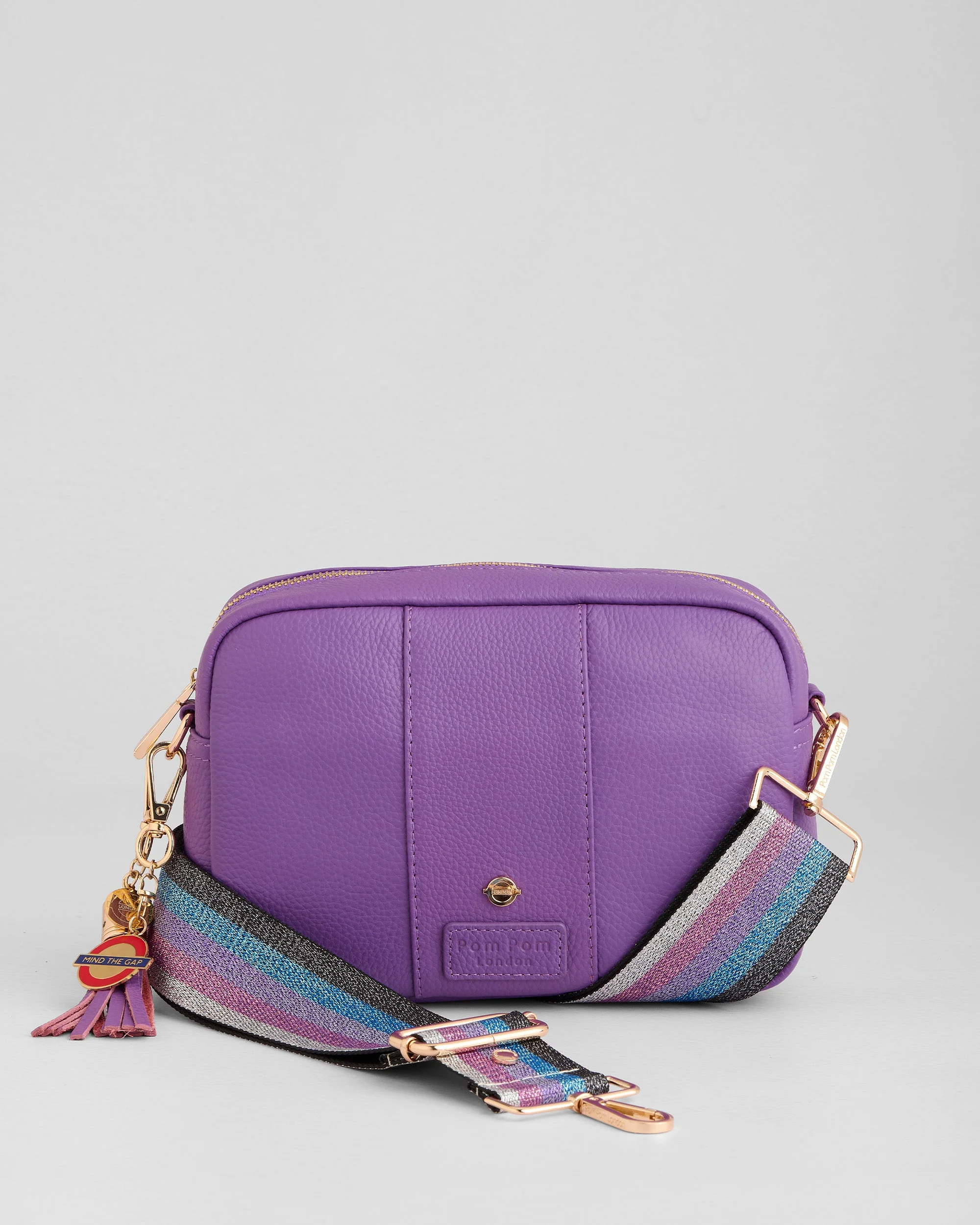 Pom Pom London City Bag Elizabeth Line Purple - Image 5