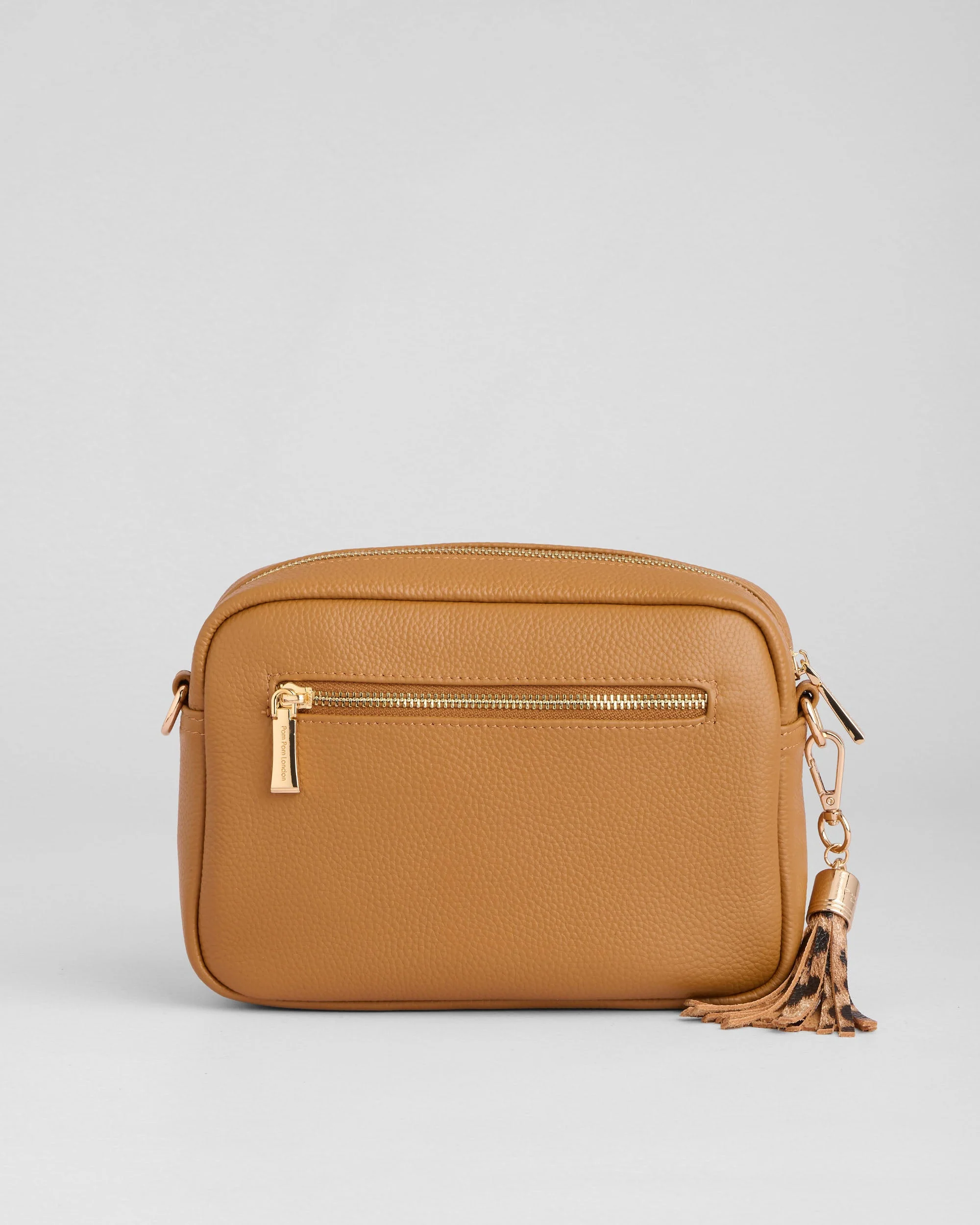 Pom Pom London City Bag Leopard Print Maple - Image 5
