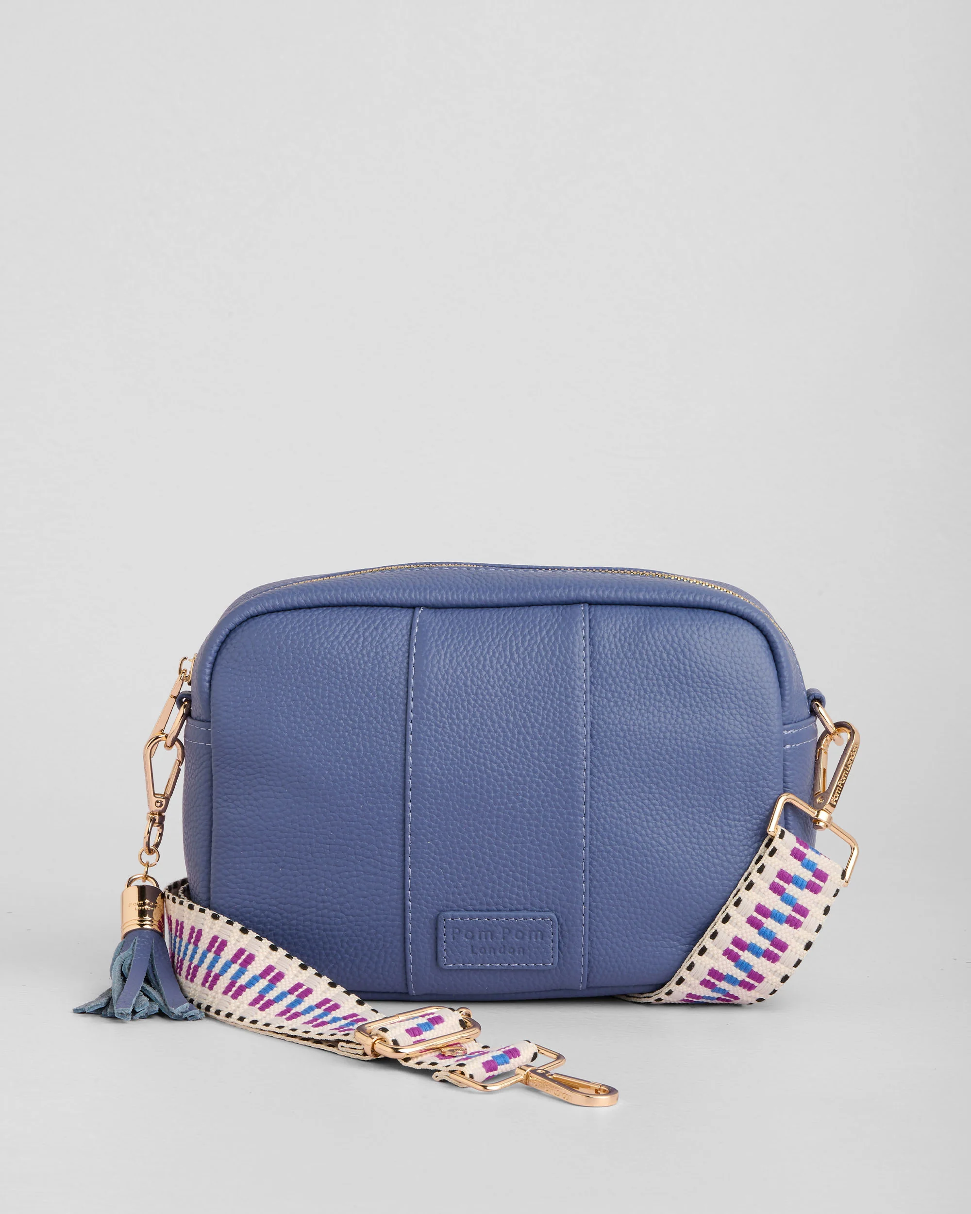 Pom Pom London  City Bag Lupin Blue - Image 3