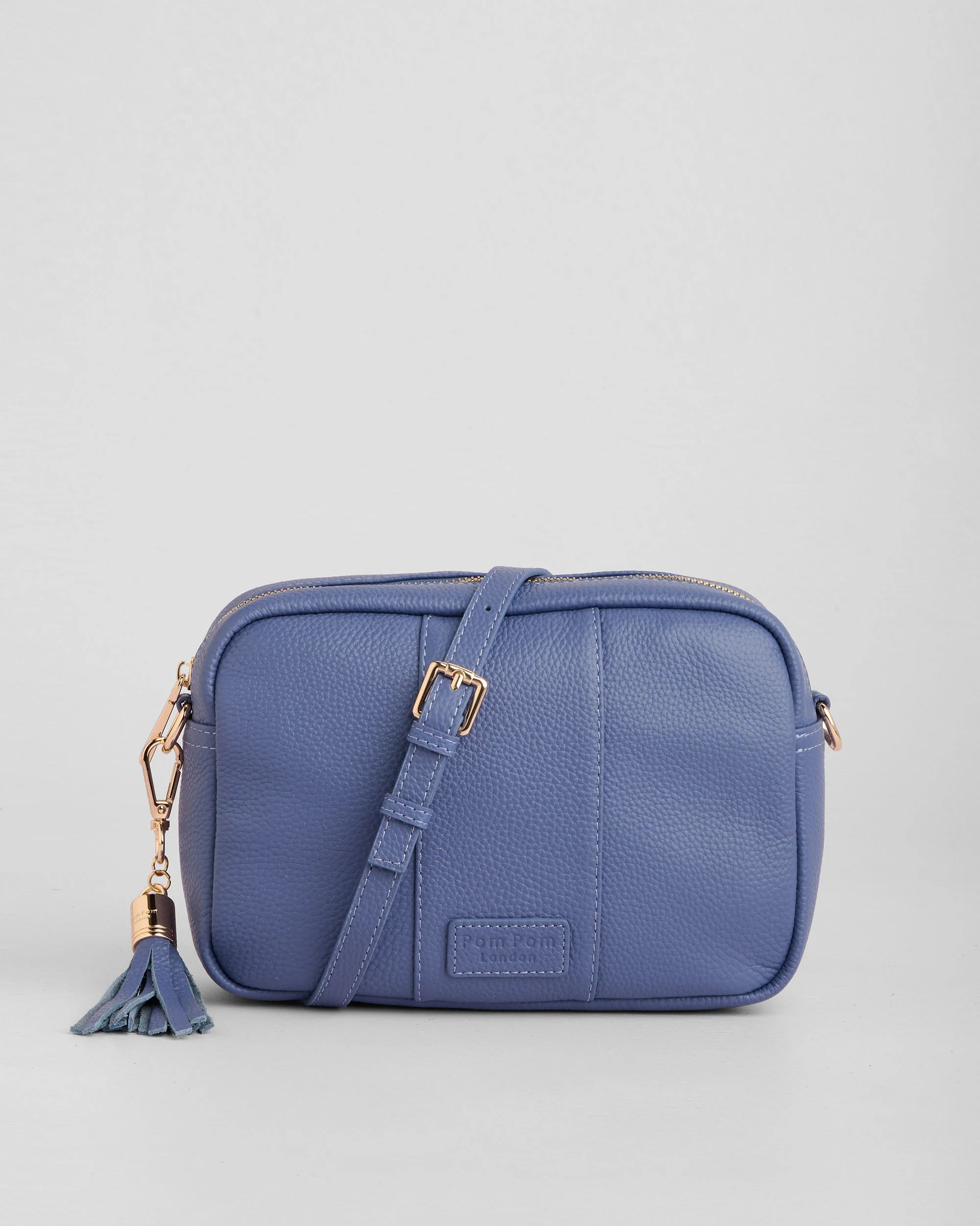 Pom Pom London  City Bag Lupin Blue - Image 4