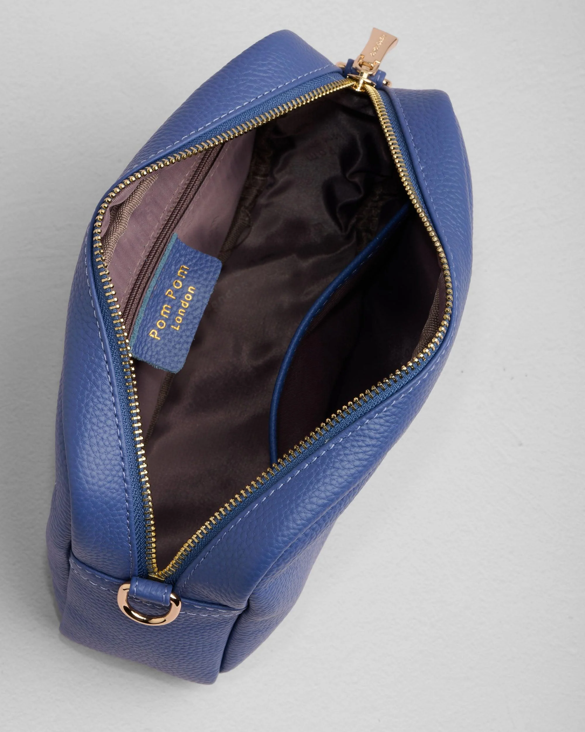 Pom Pom London  City Bag Lupin Blue - Image 6