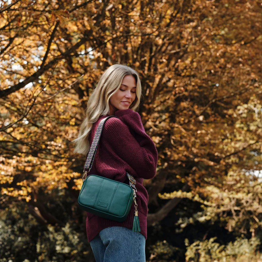 Pom Pom London City Bag Madeira Green - Image 5