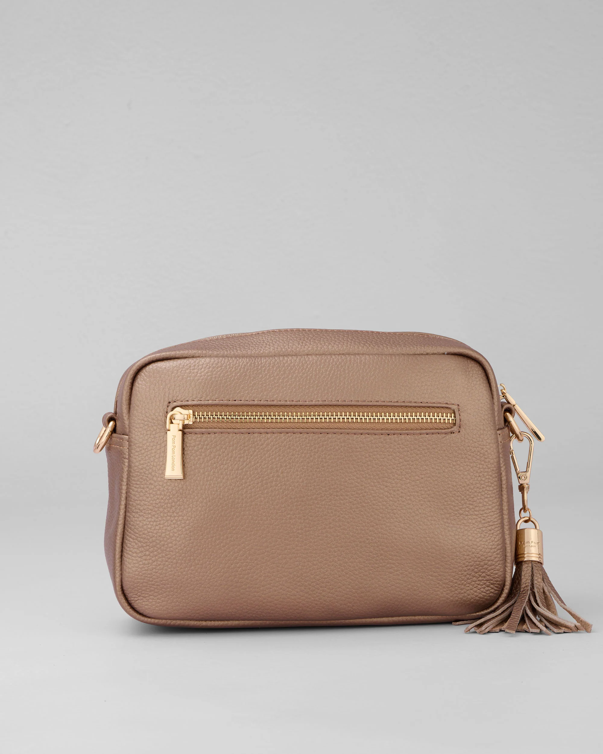 Pom Pom London City Bag Metallic Bronze - Image 3