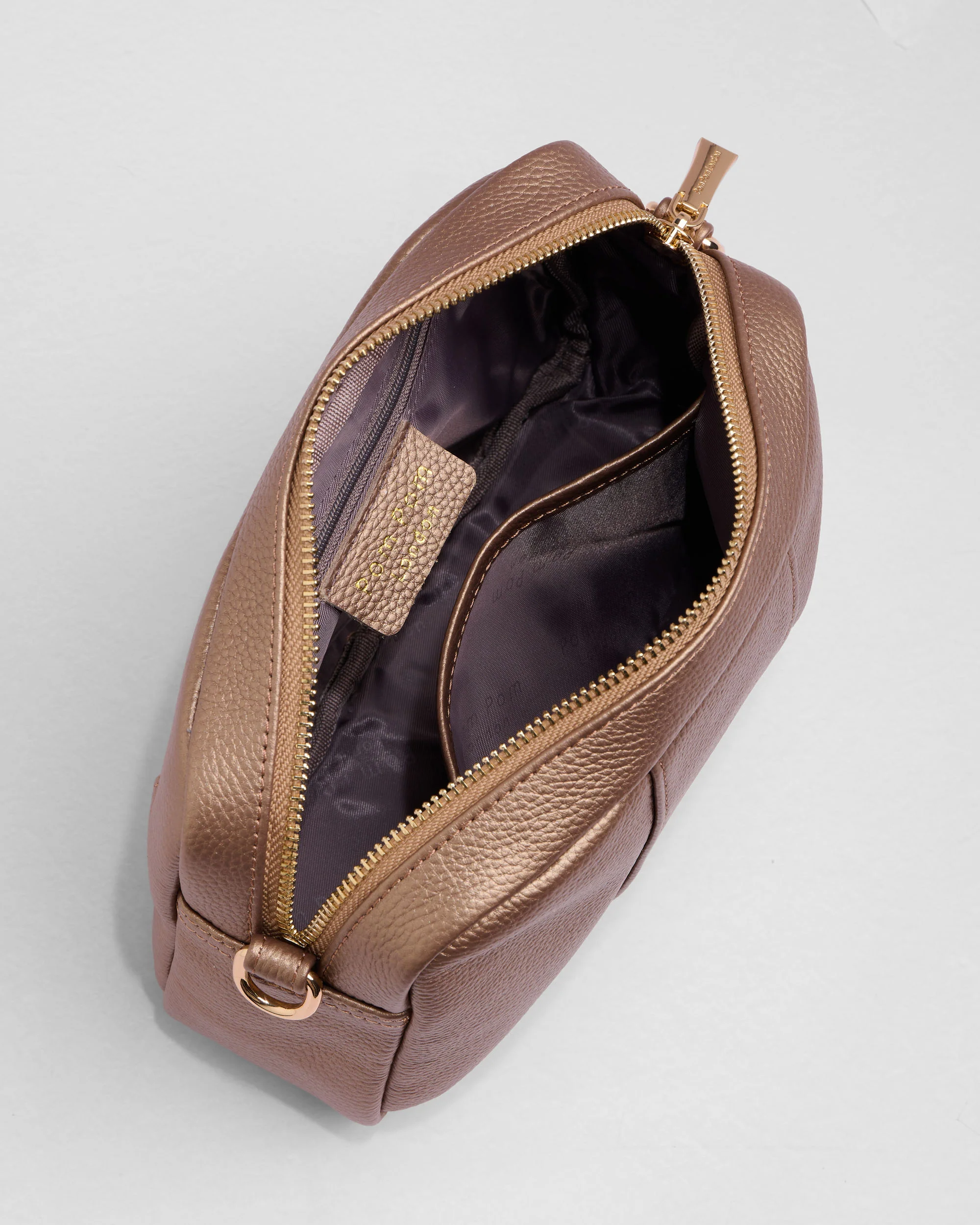 Pom Pom London City Bag Metallic Bronze - Image 6