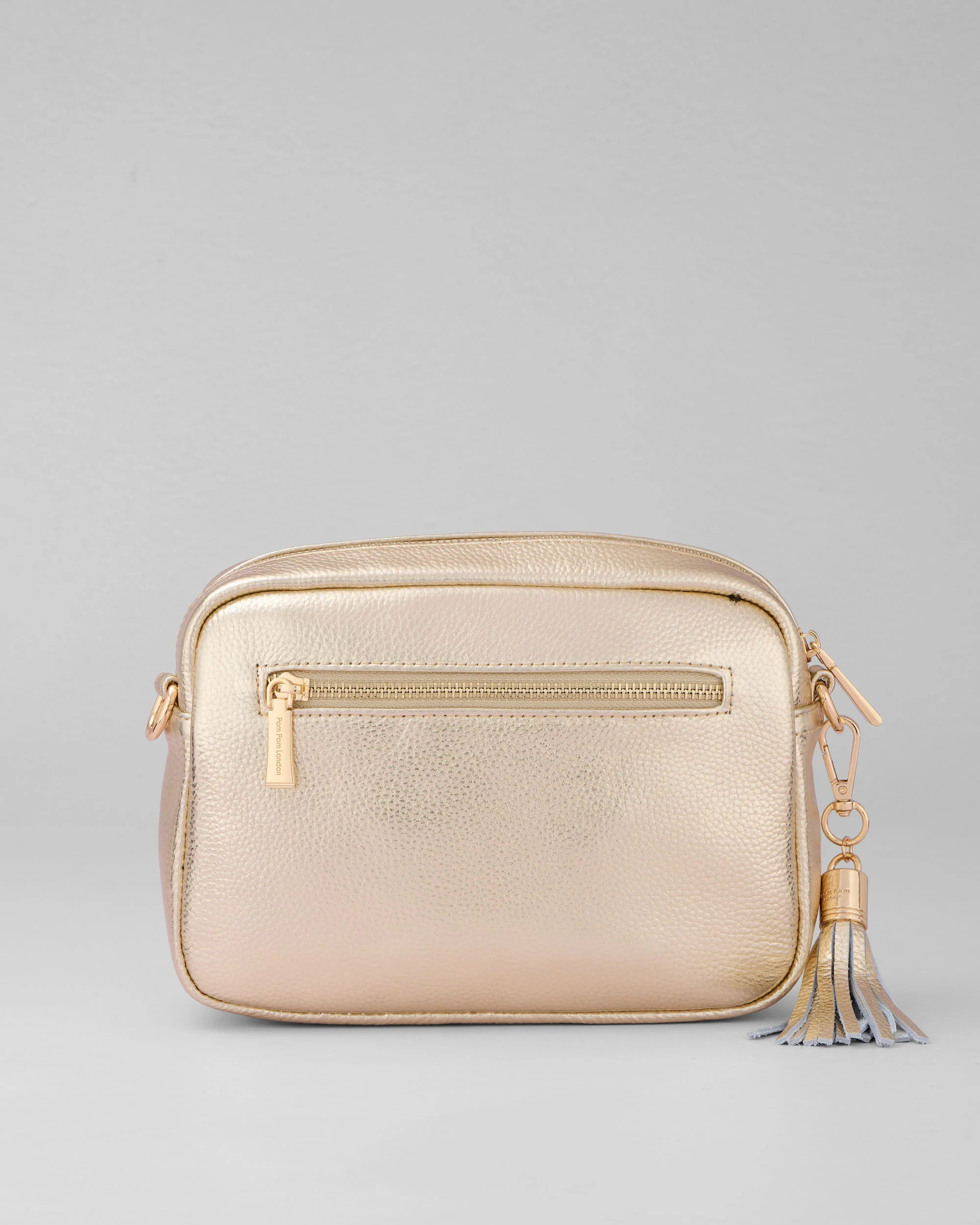 Pom Pom London City Bag Metallic Gold - Image 3