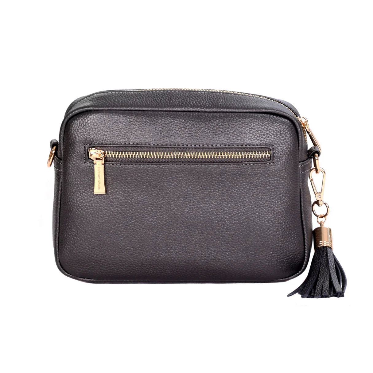Pom Pom London City Bag Metallic Pewter - Image 5